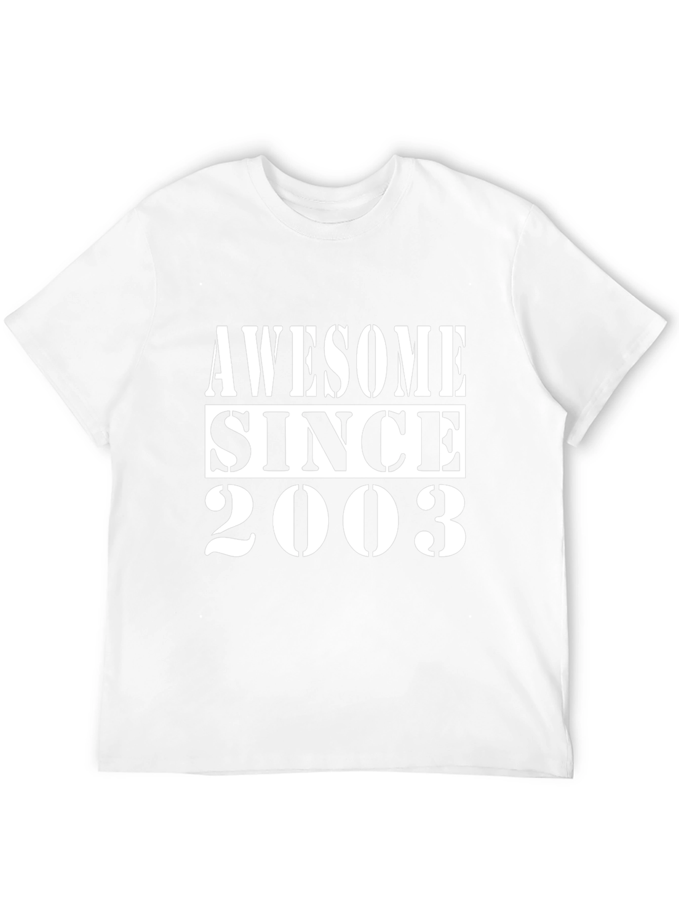Camiseta Negra Awesome Since 2003