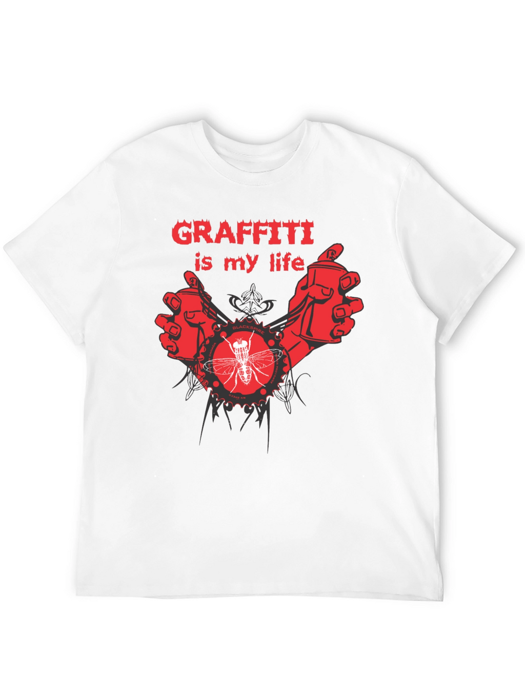 Camiseta Negra Graffiti Is My Life