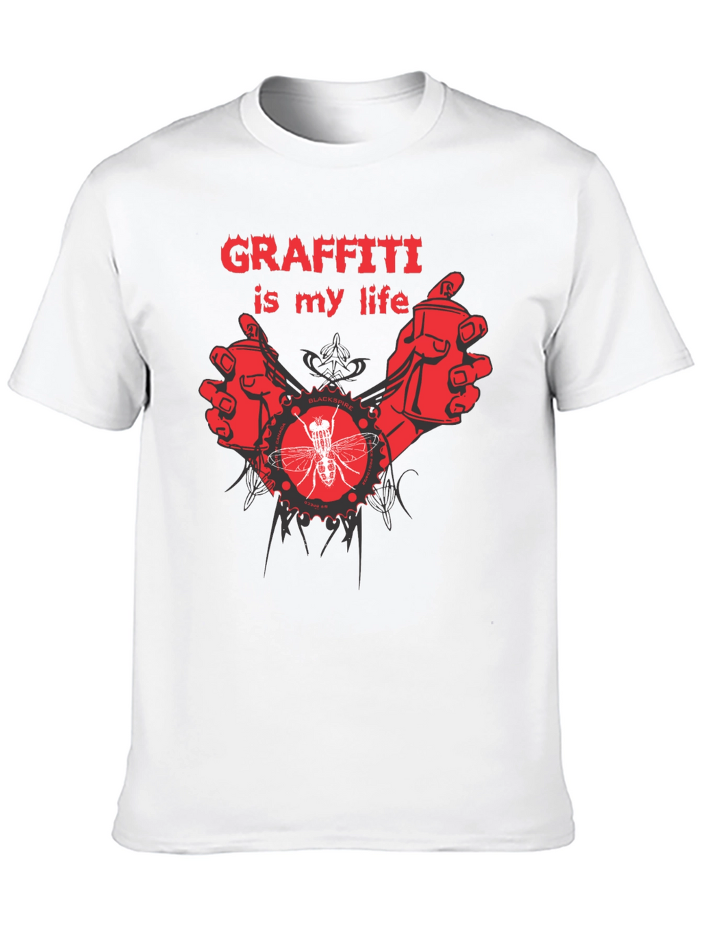 Camiseta Negra Graffiti Is My Life