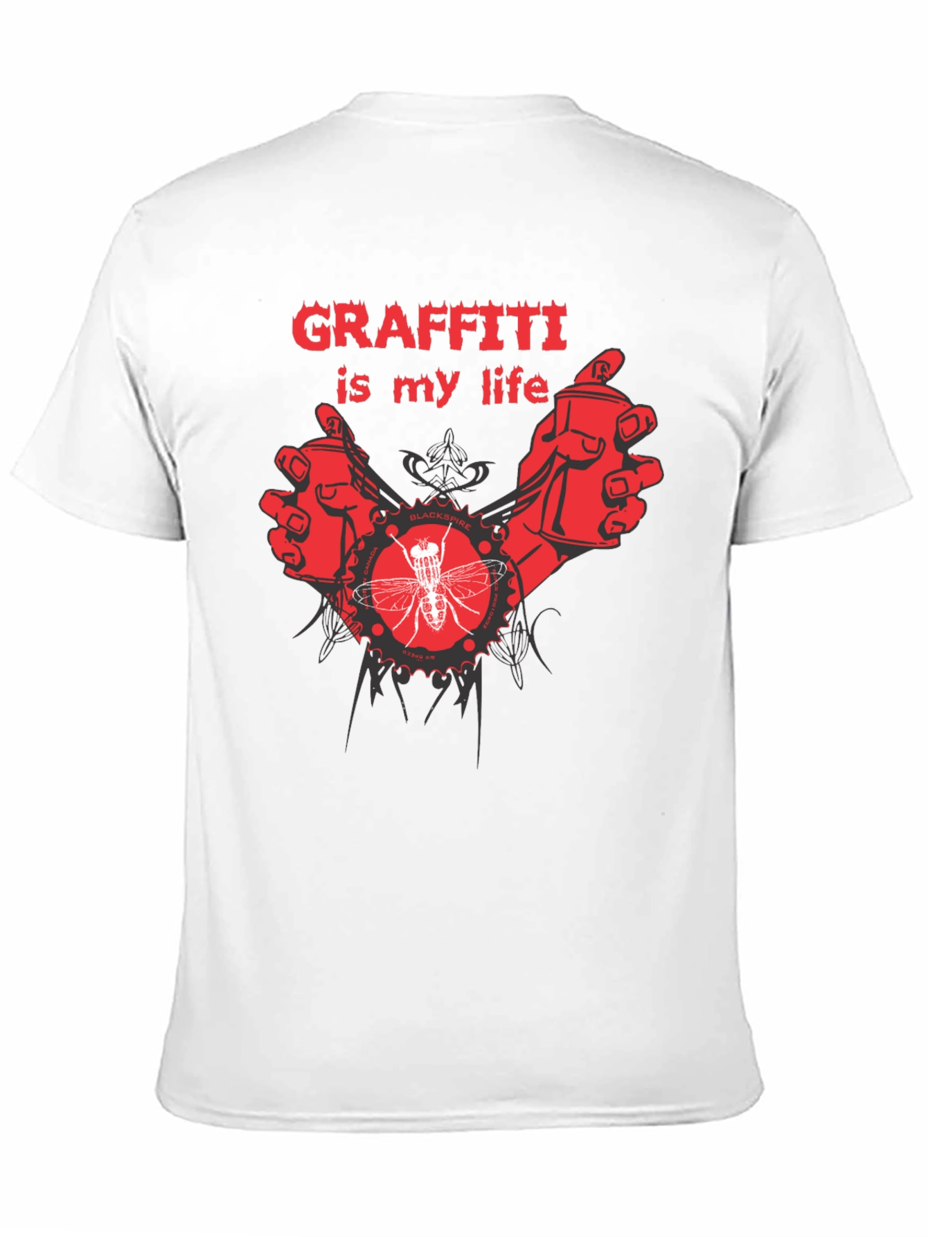 Camiseta Negra Graffiti Is My Life