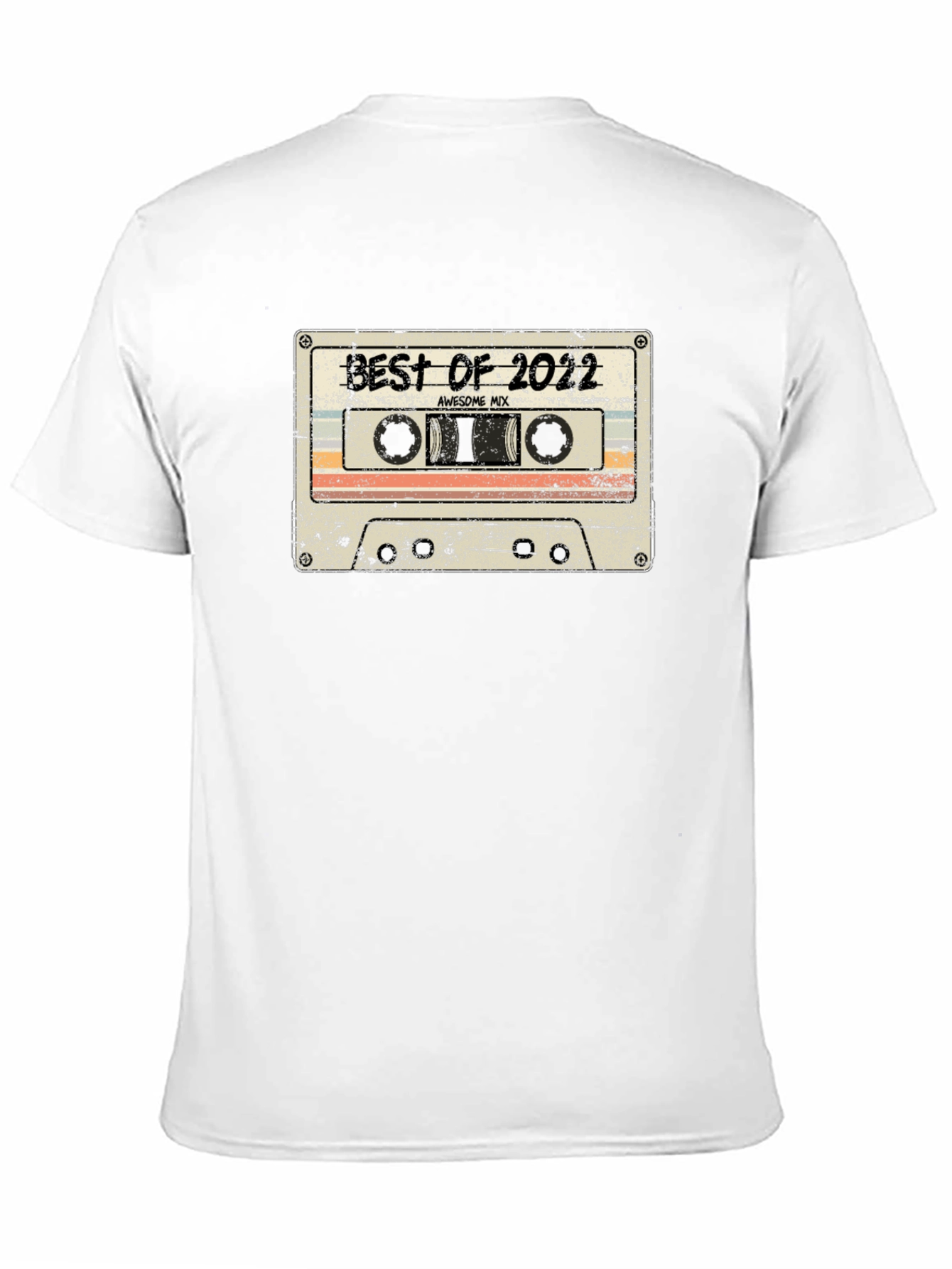 Camiseta Negra Best of 2022 Estilo Retro