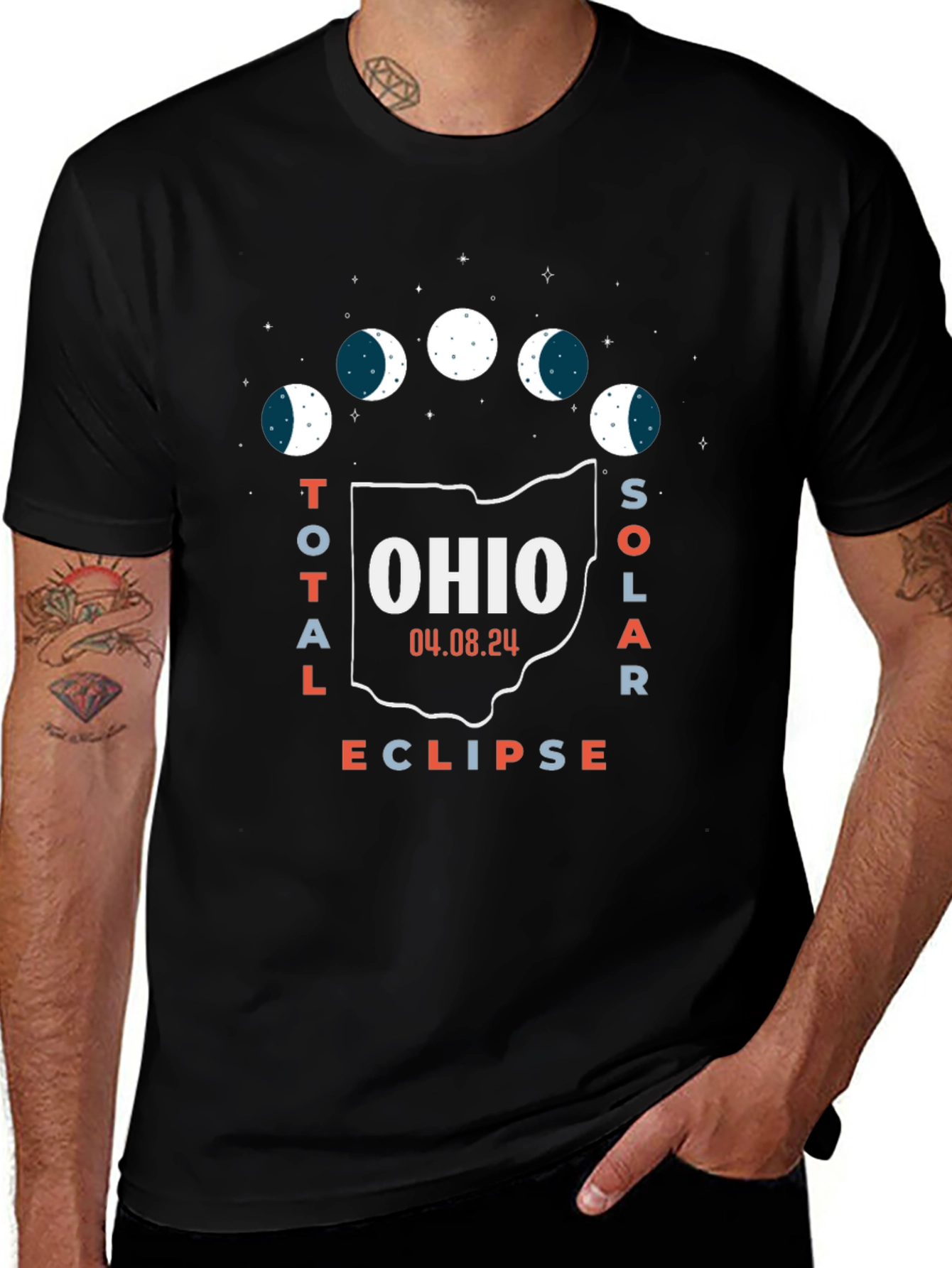 Camiseta Eclipse Solar Ohio 2024