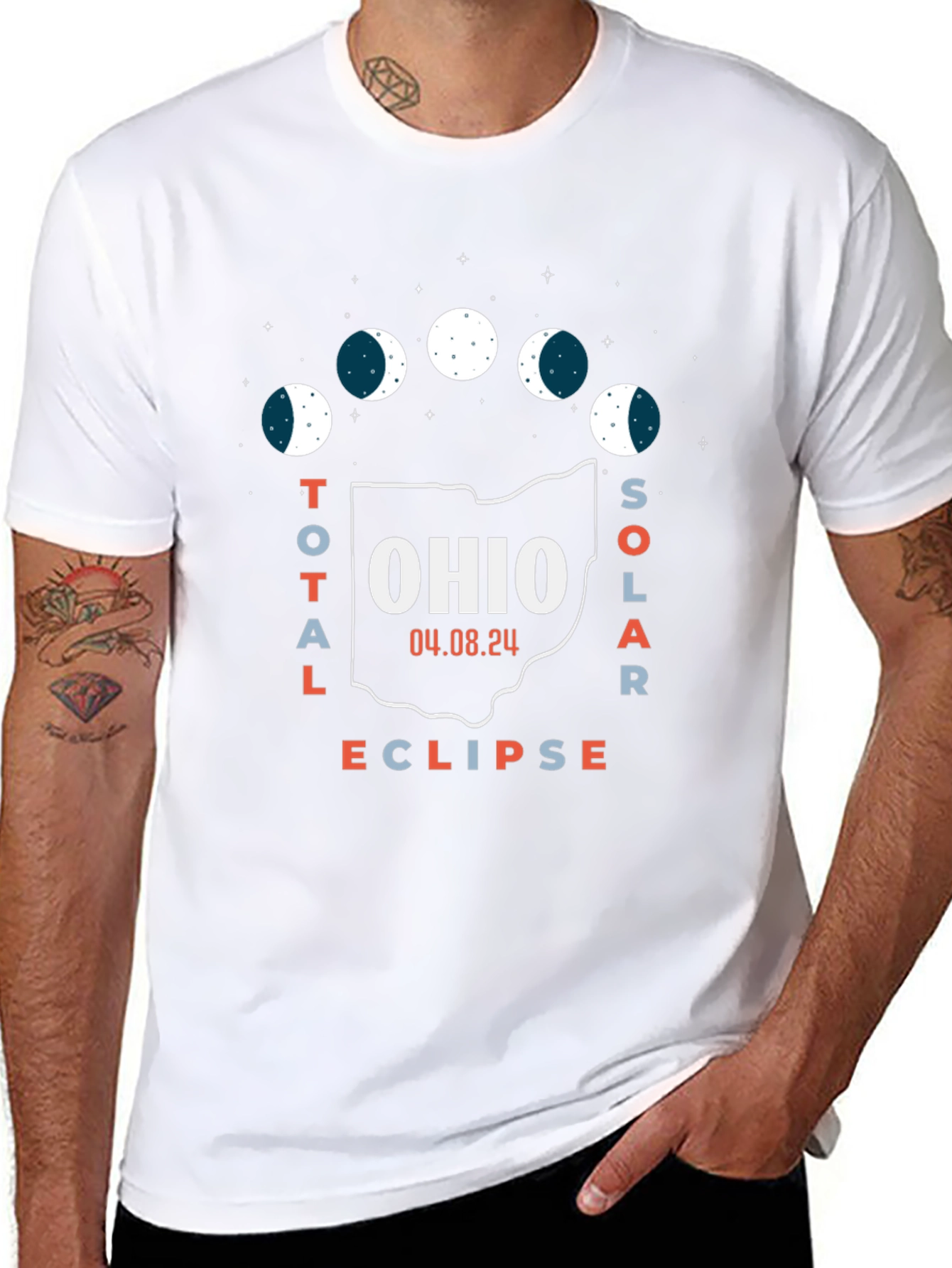 Camiseta Eclipse Solar Ohio 2024