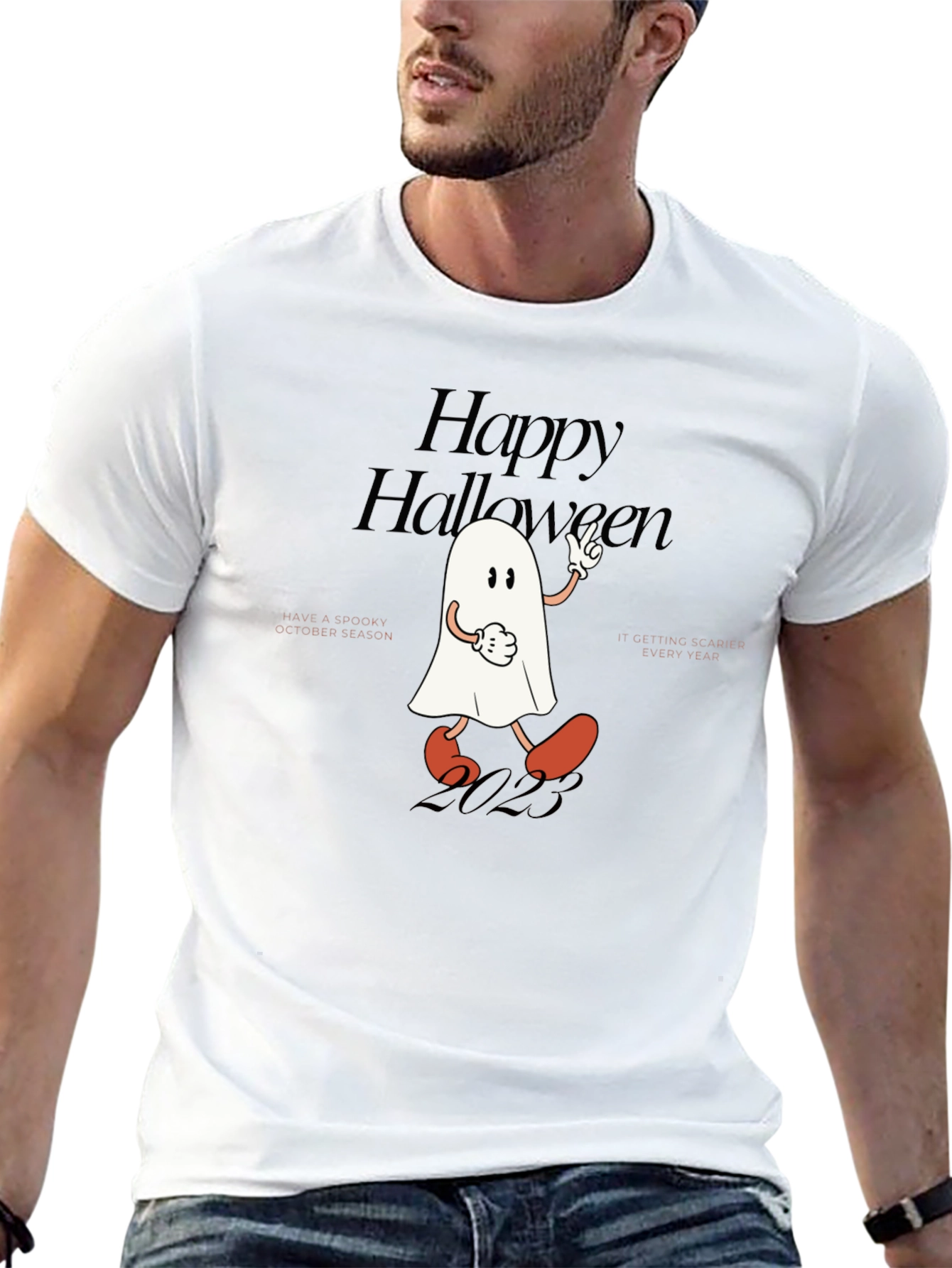 Camiseta Halloween Fantasma 2023