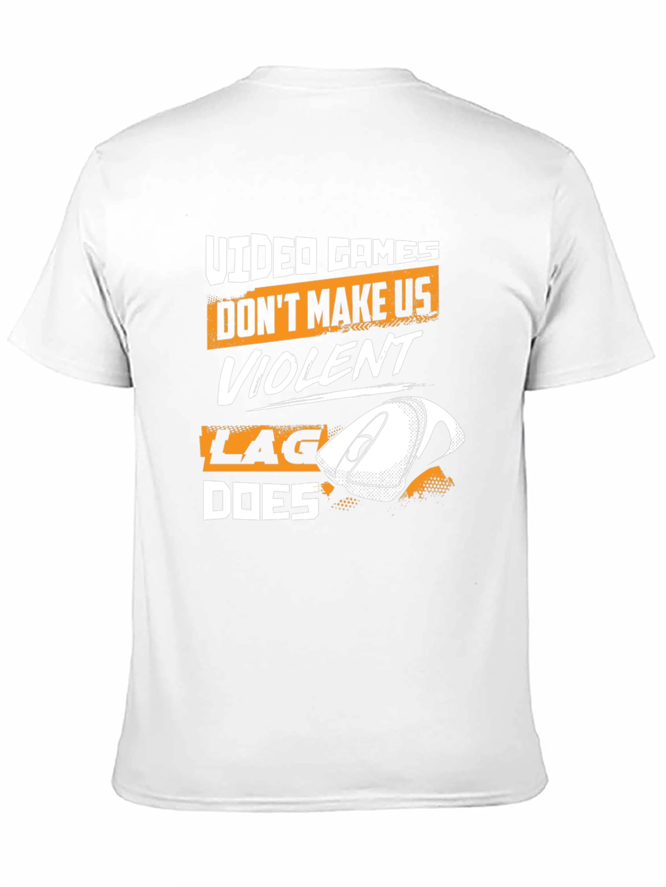 Camiseta Gamer Lag Hace Violentos - Algodón Suave