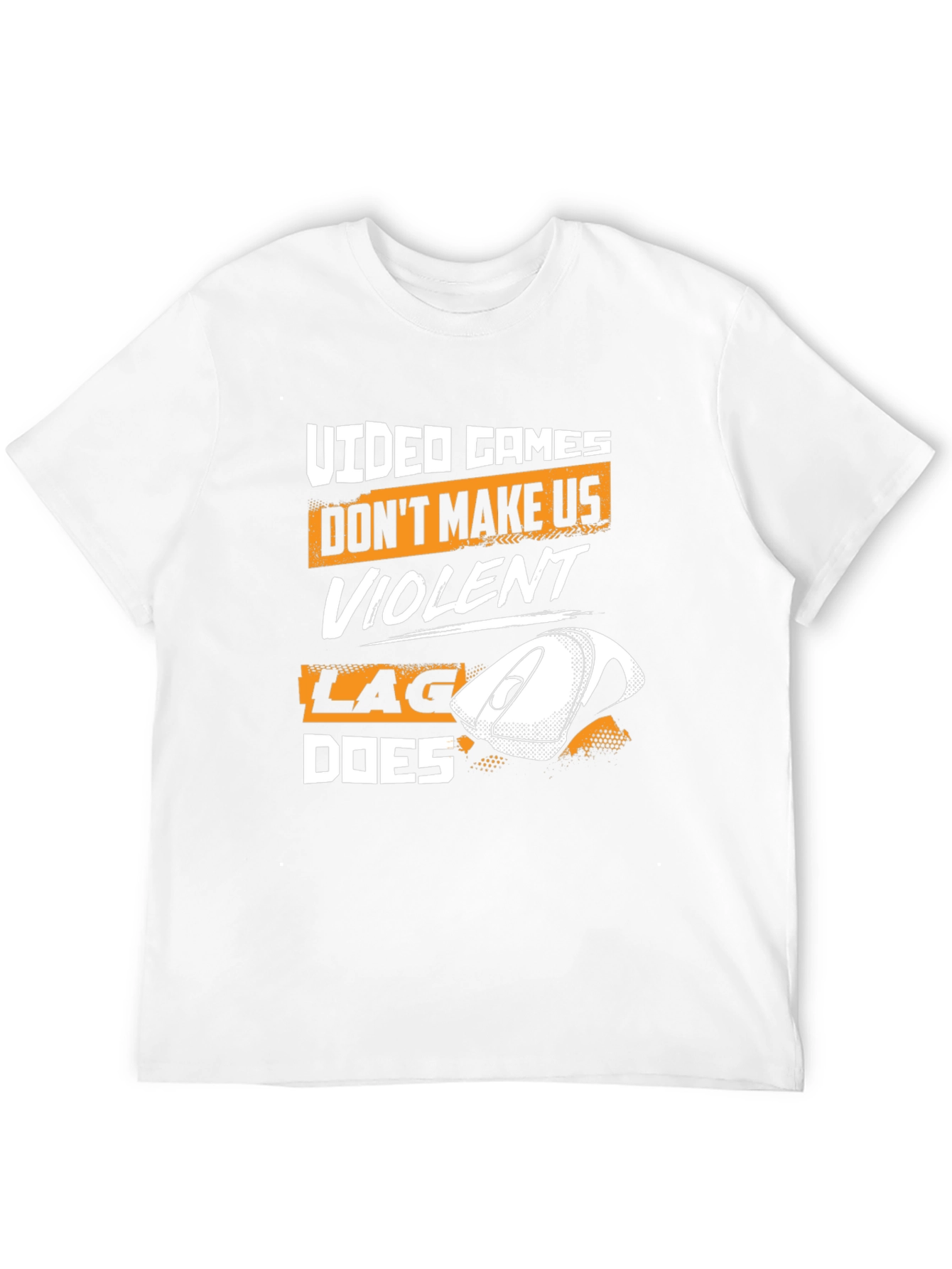 Camiseta Gamer Lag Hace Violentos - Algodón Suave