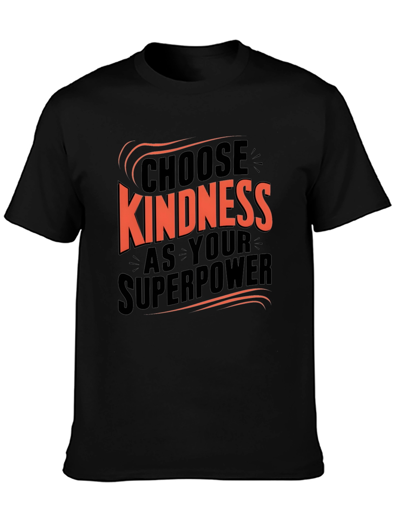 Camiseta Negra Choose Kindness Superpoder