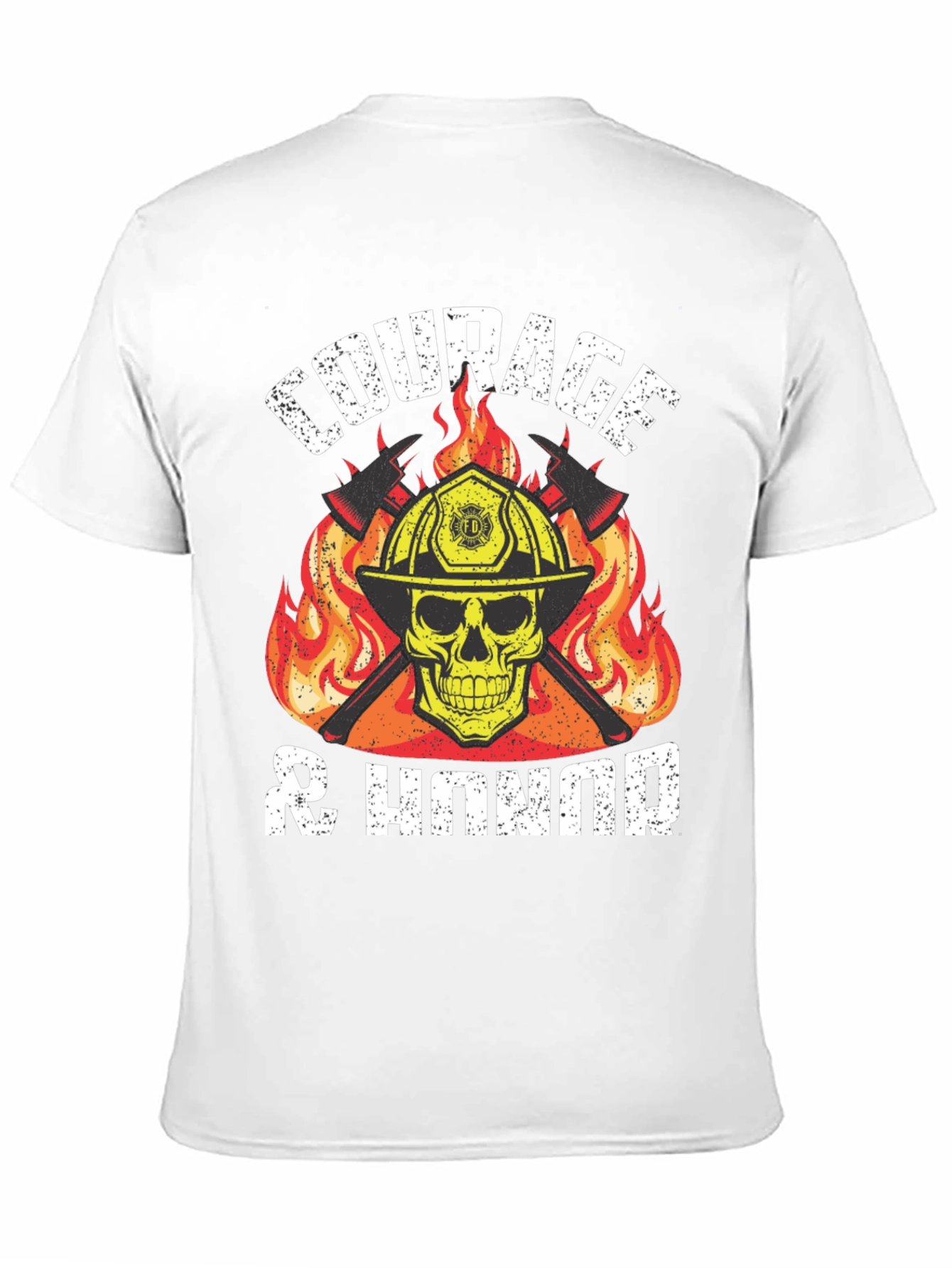 Camiseta Bombero: Coraje y Honor