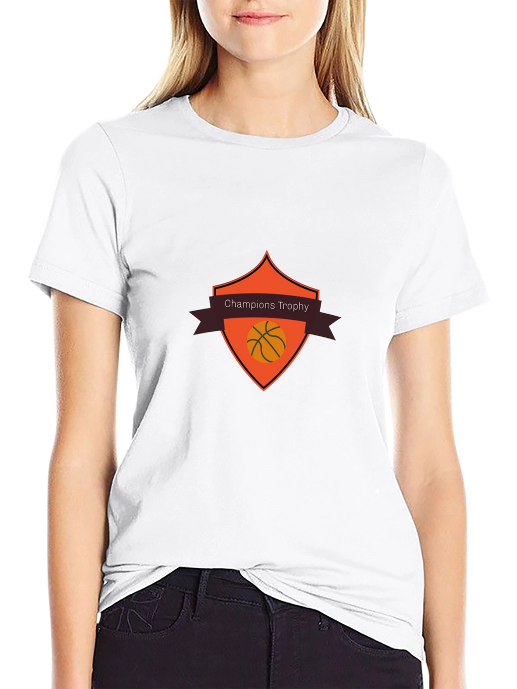 Camiseta Negra Champions Trophy Baloncesto