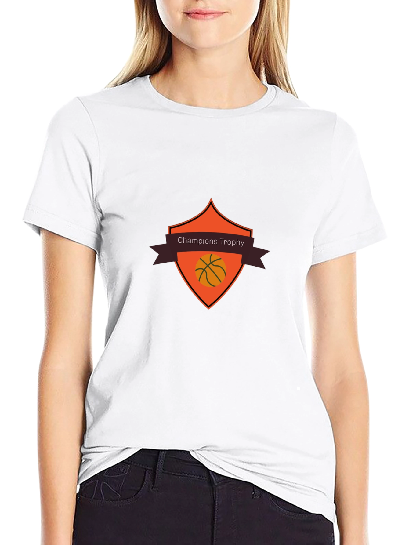 Camiseta Negra Champions Trophy Baloncesto