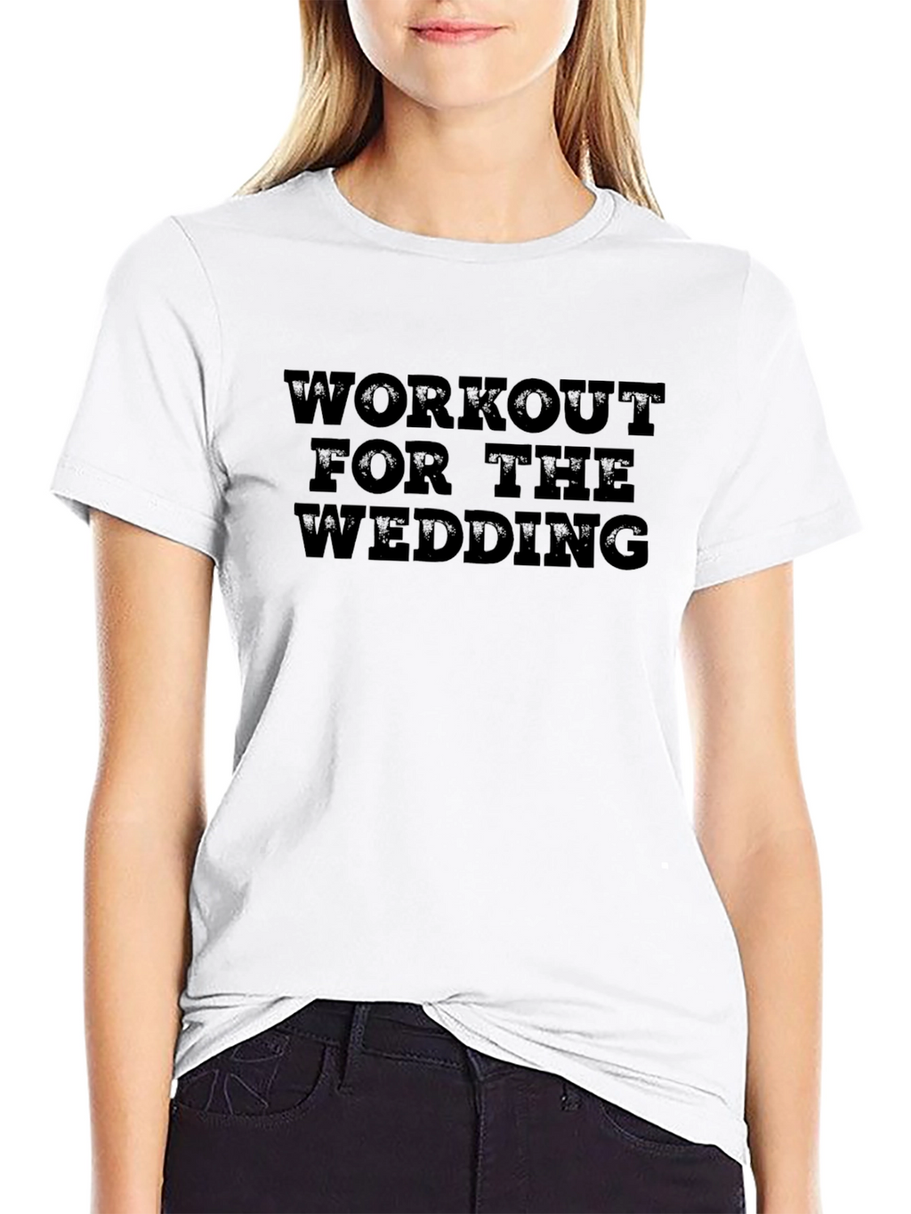 Camiseta Entrenamiento Boda Negra Hombre