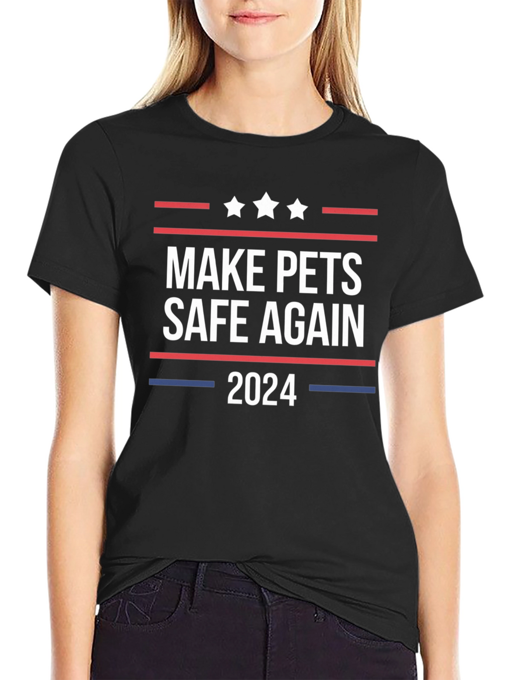 Camiseta Make Pets Safe Again 2024