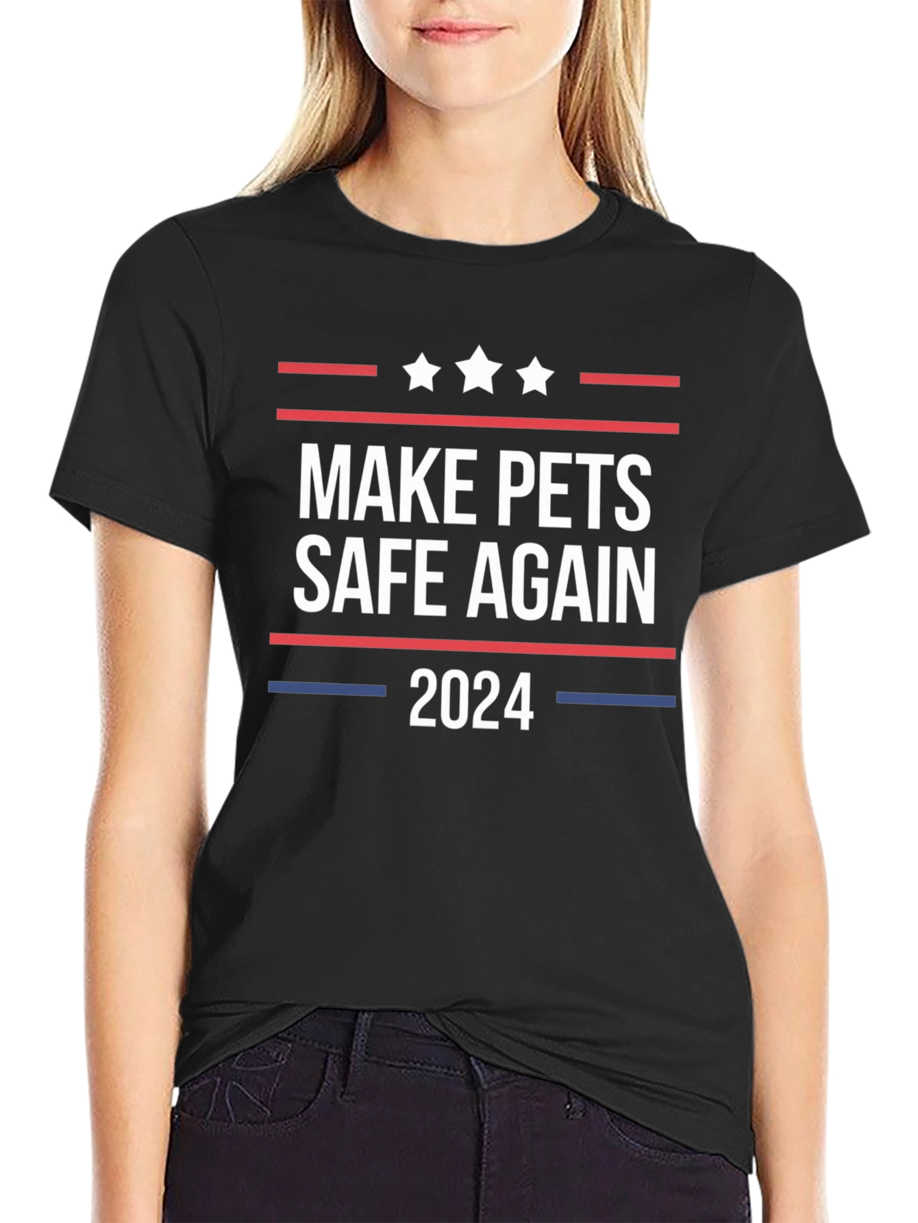 Camiseta Make Pets Safe Again 2024