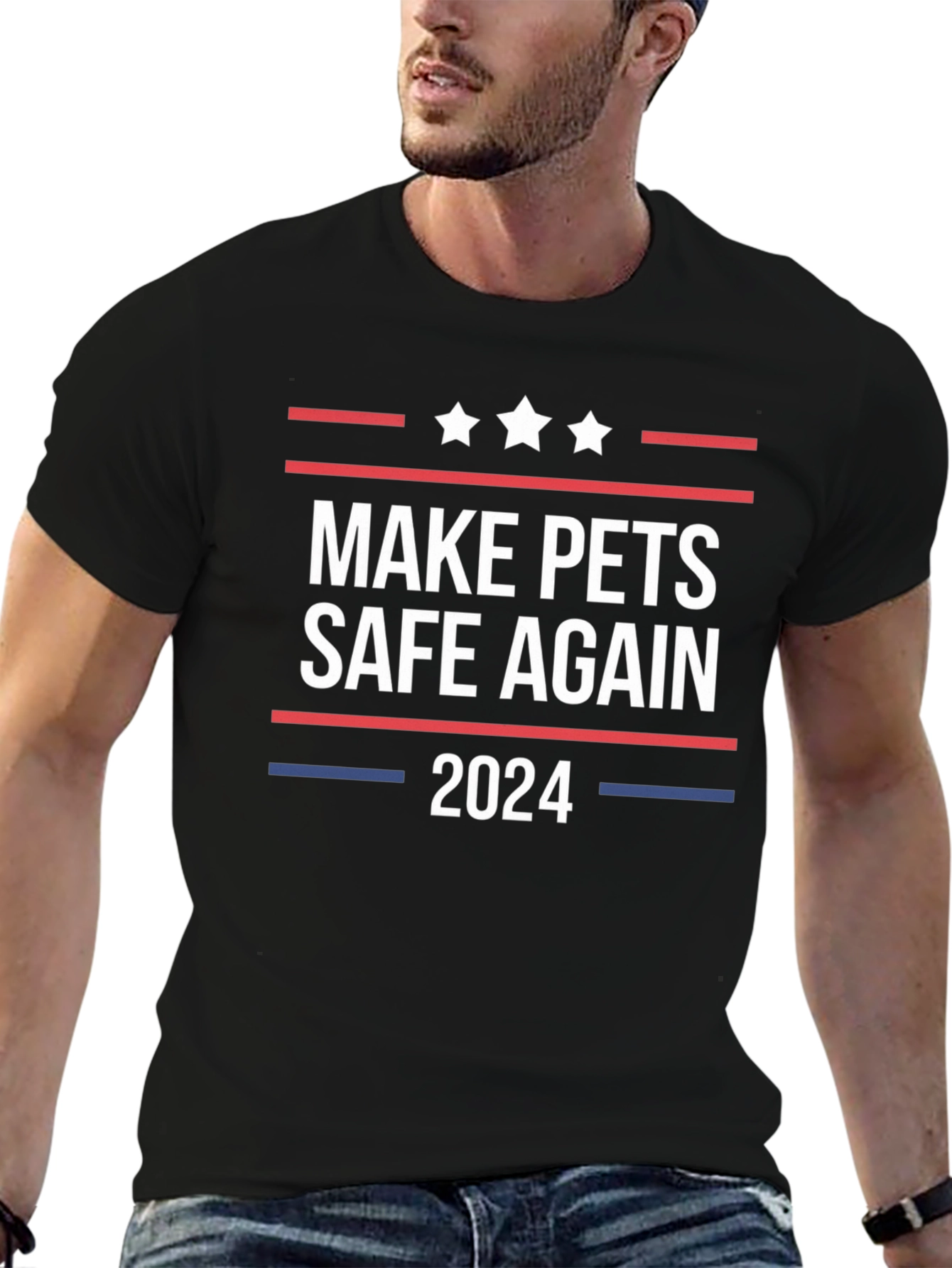 Camiseta Make Pets Safe Again 2024