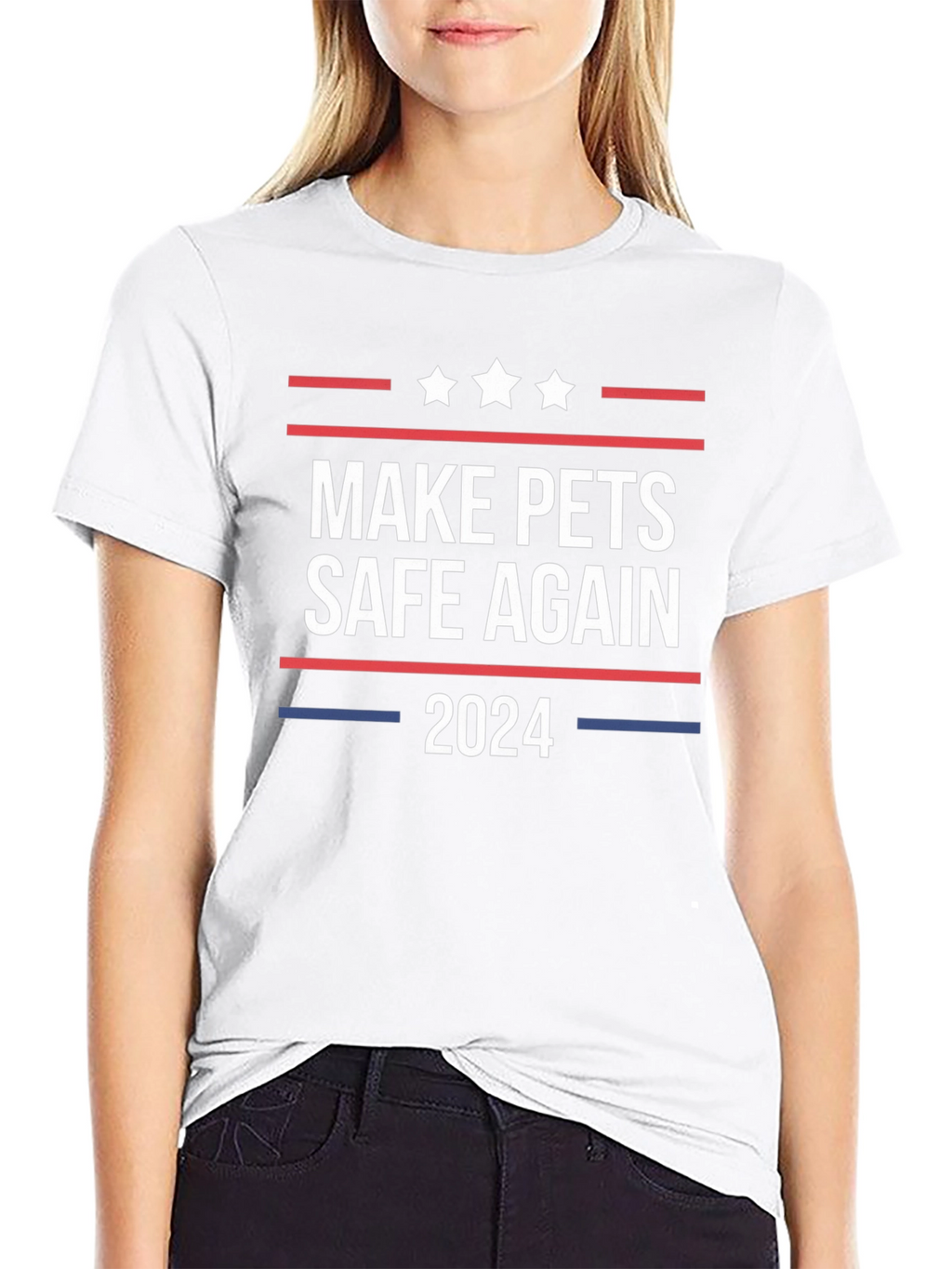 Camiseta Make Pets Safe Again 2024