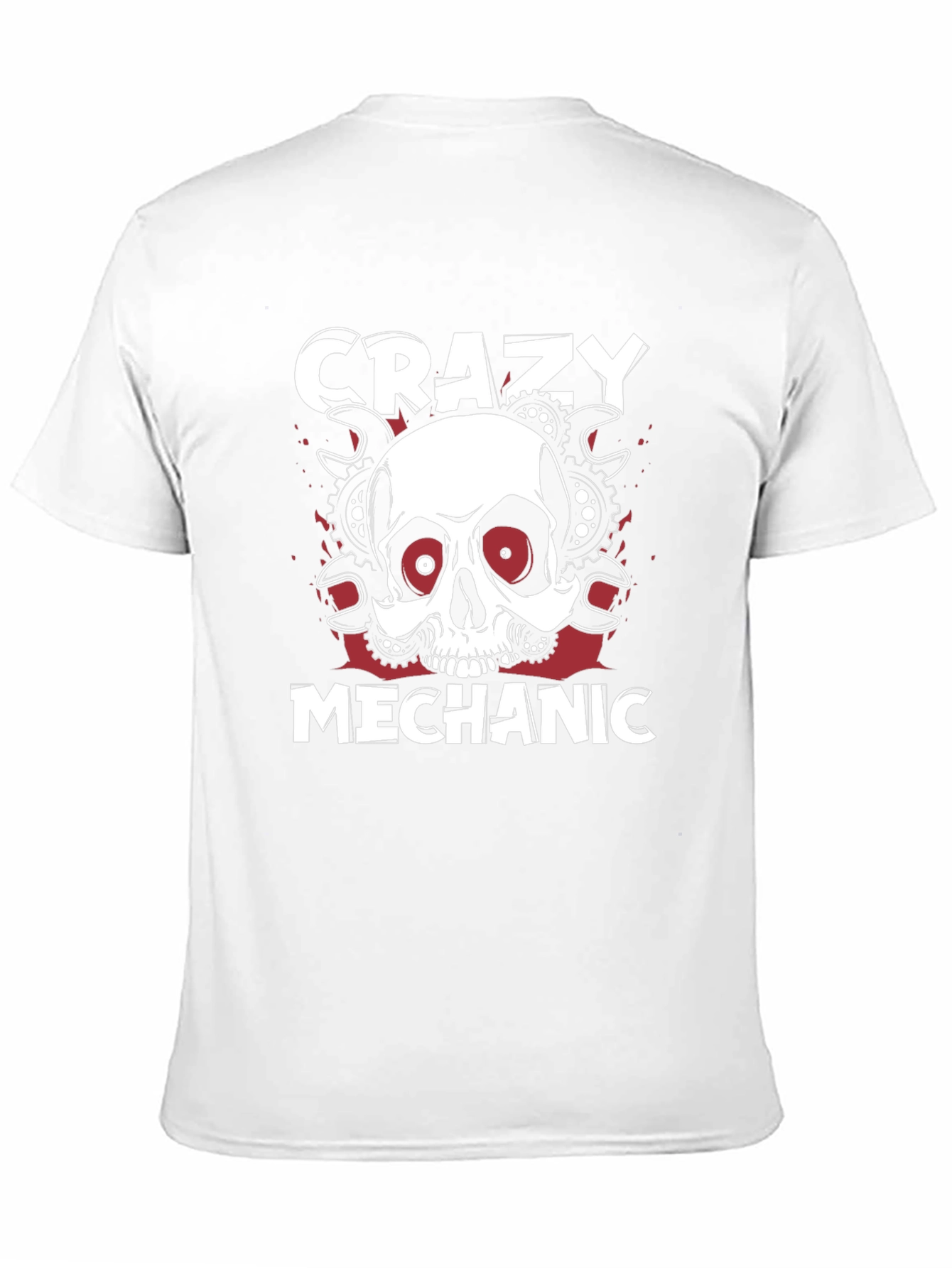 Camiseta Mecánico Loco Calavera