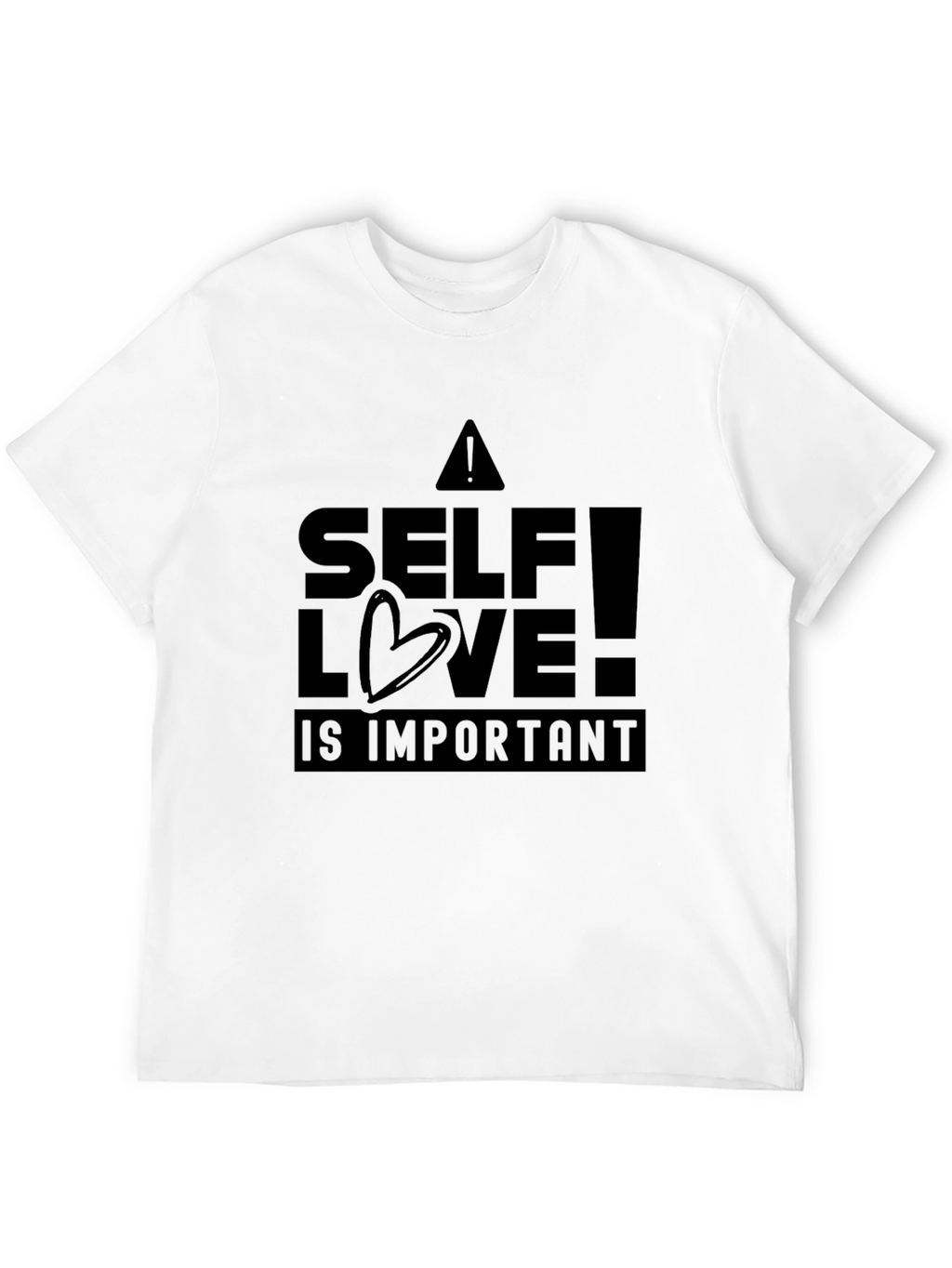 Camiseta Negra Amor Propio Unisex