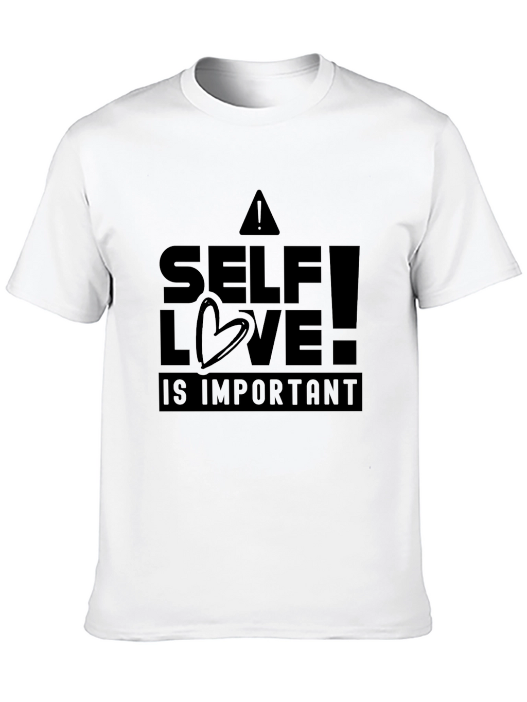 Camiseta Negra Amor Propio Unisex