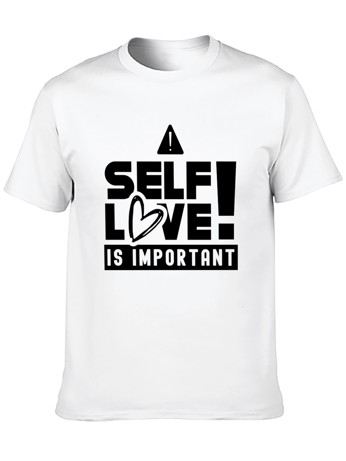 Camiseta Negra Amor Propio Unisex