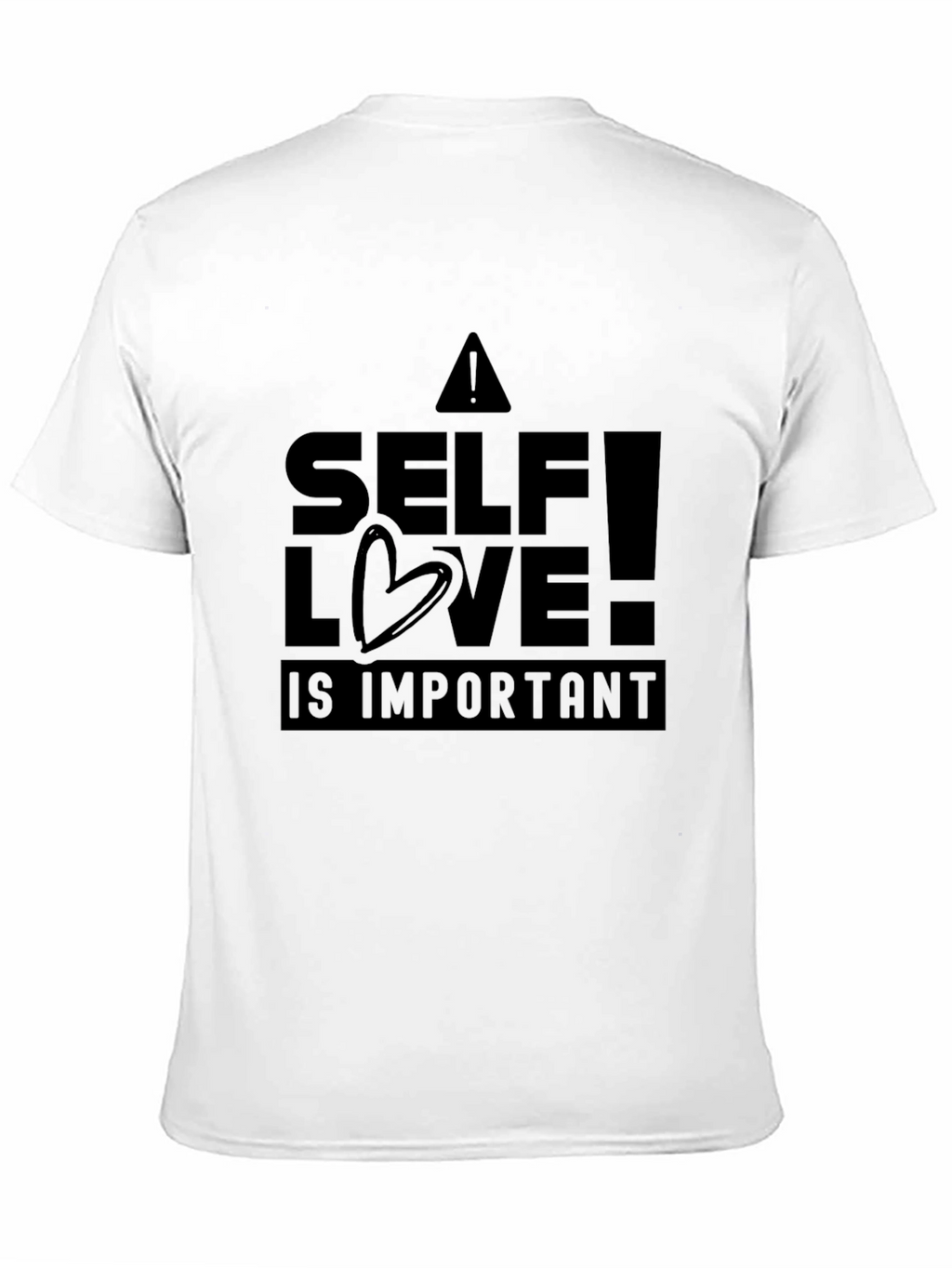 Camiseta Negra Amor Propio Unisex