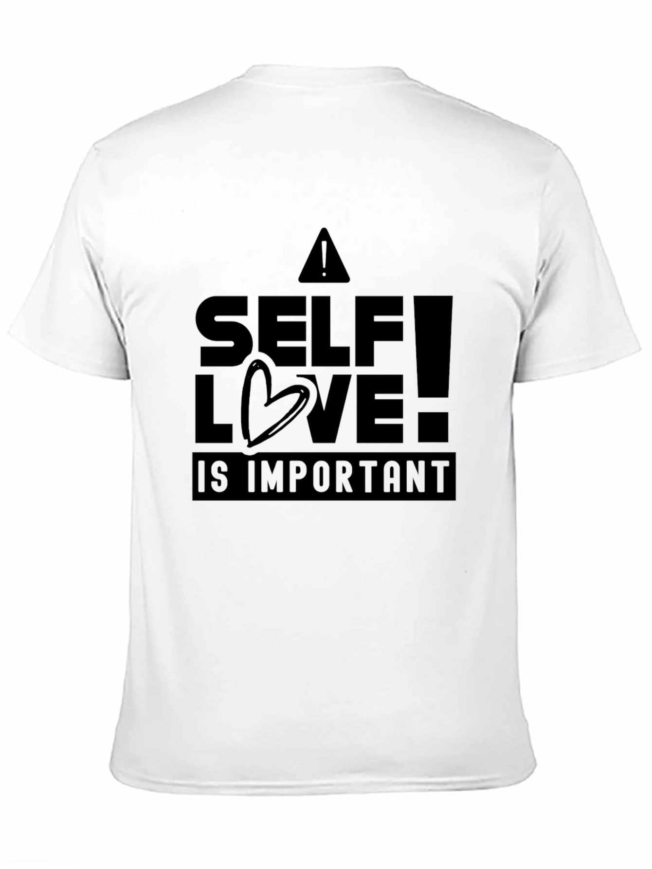 Camiseta Negra Amor Propio Unisex