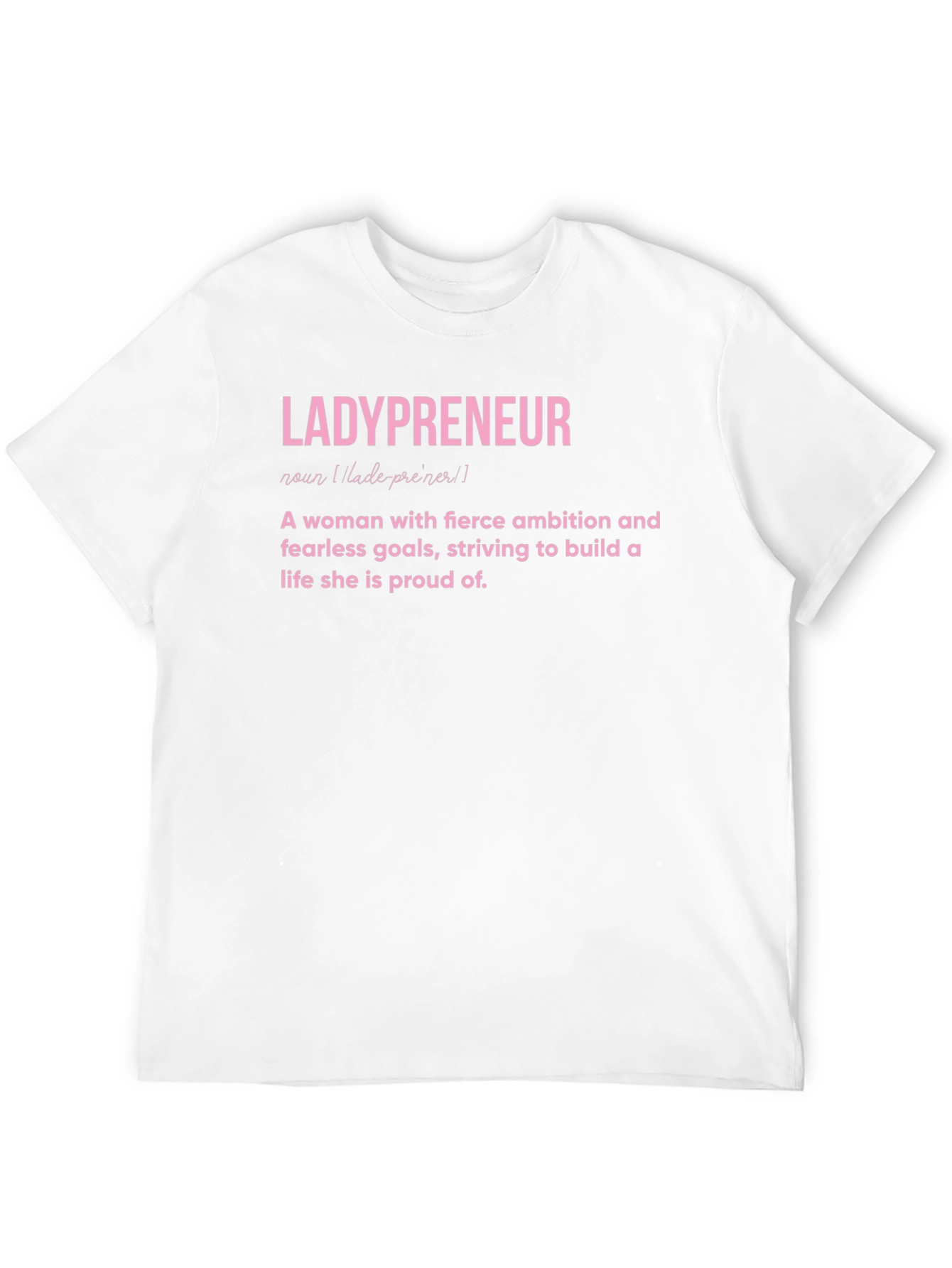 Camiseta Ladypreneur Negra con Diseño Empoderador
