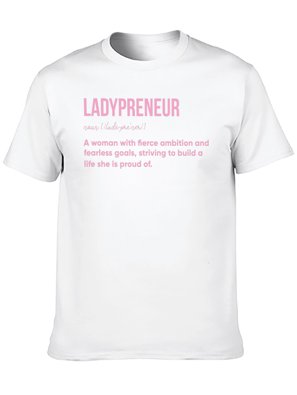 Camiseta Ladypreneur Negra con Diseño Empoderador