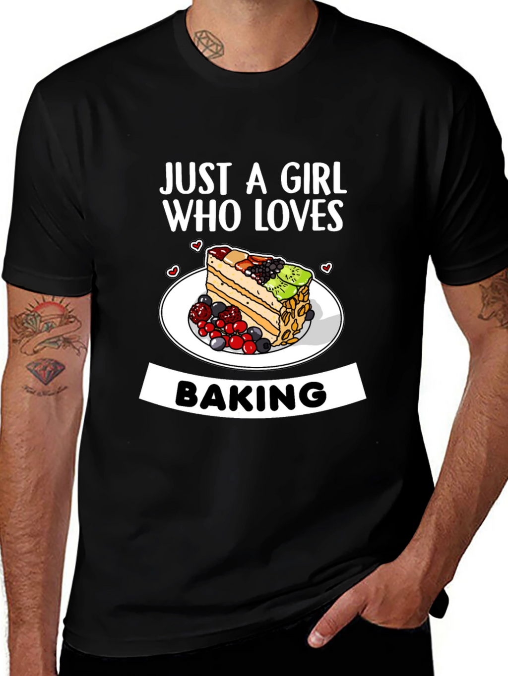 Camiseta Just a Girl Who Loves Baking