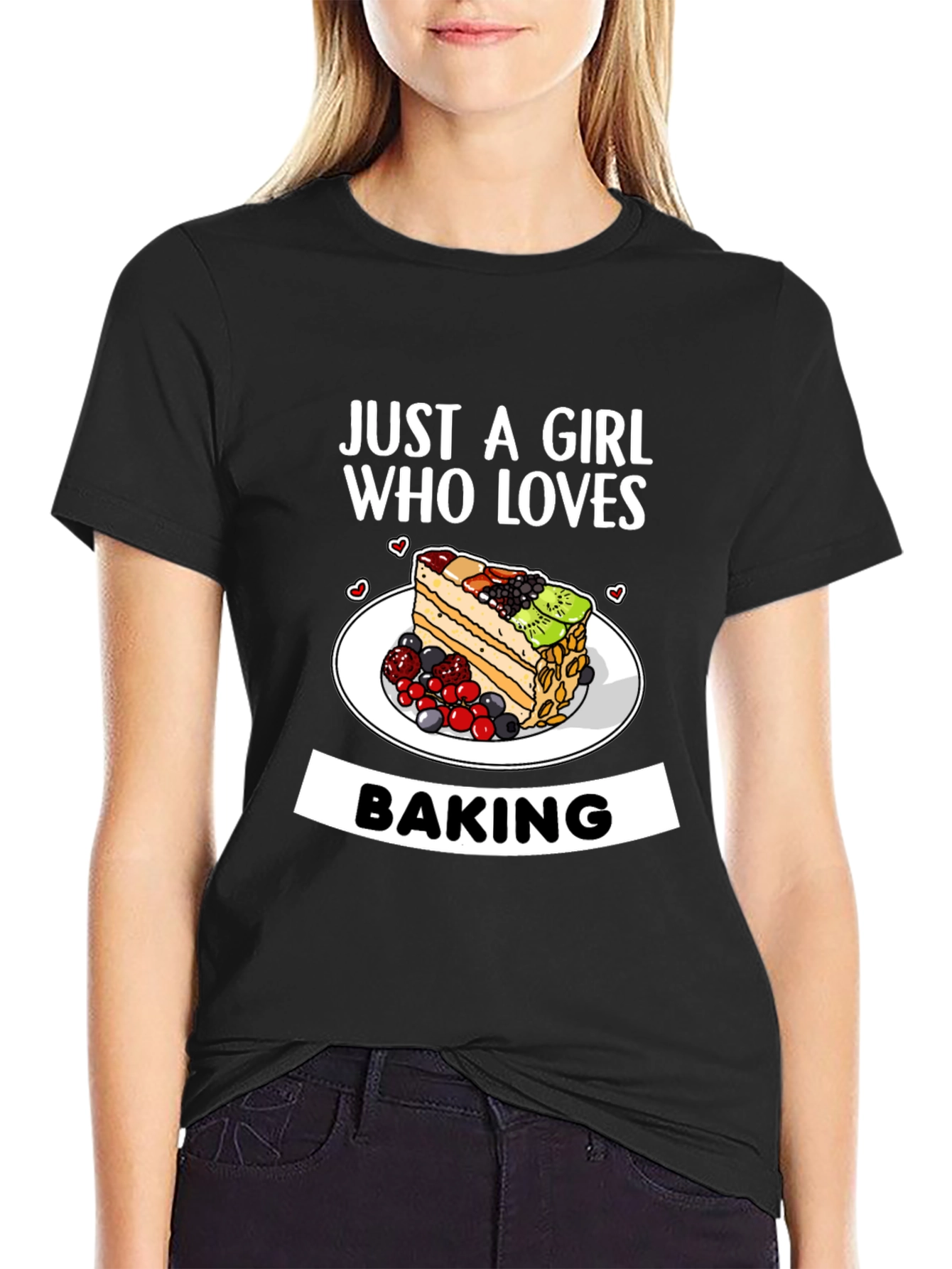Camiseta Just a Girl Who Loves Baking