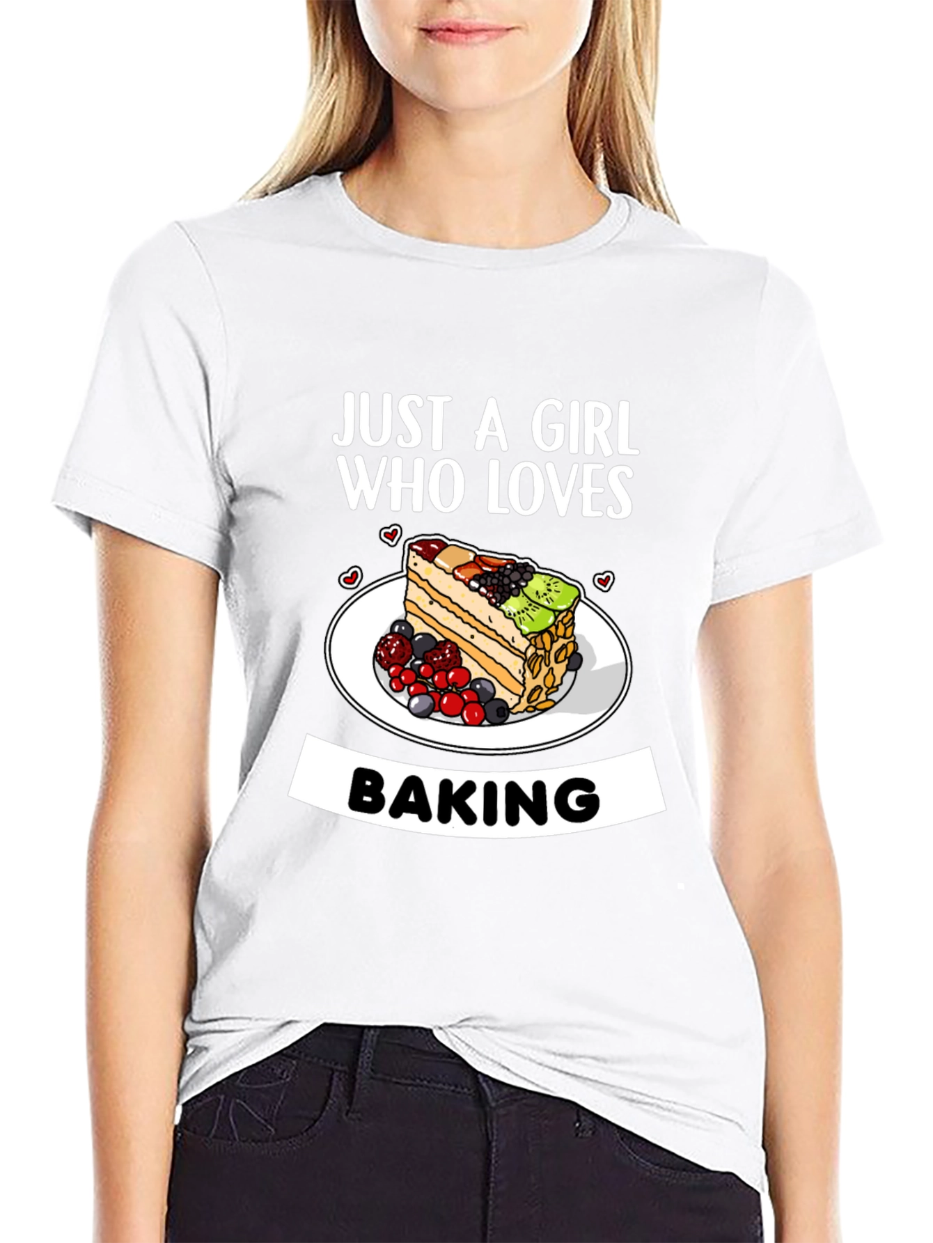 Camiseta Just a Girl Who Loves Baking
