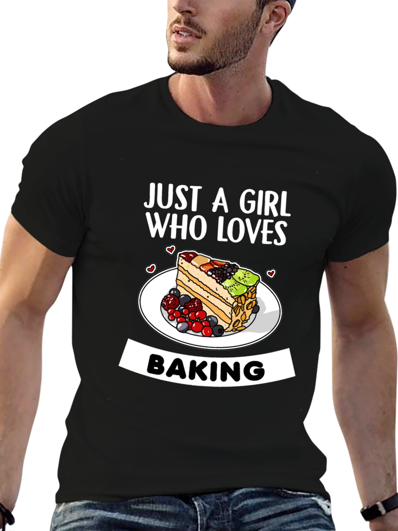 Camiseta Just a Girl Who Loves Baking