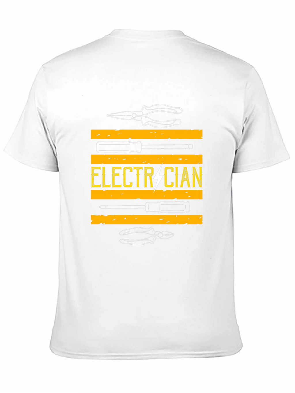Camiseta Electricista - Diseño Herramientas y Rayo