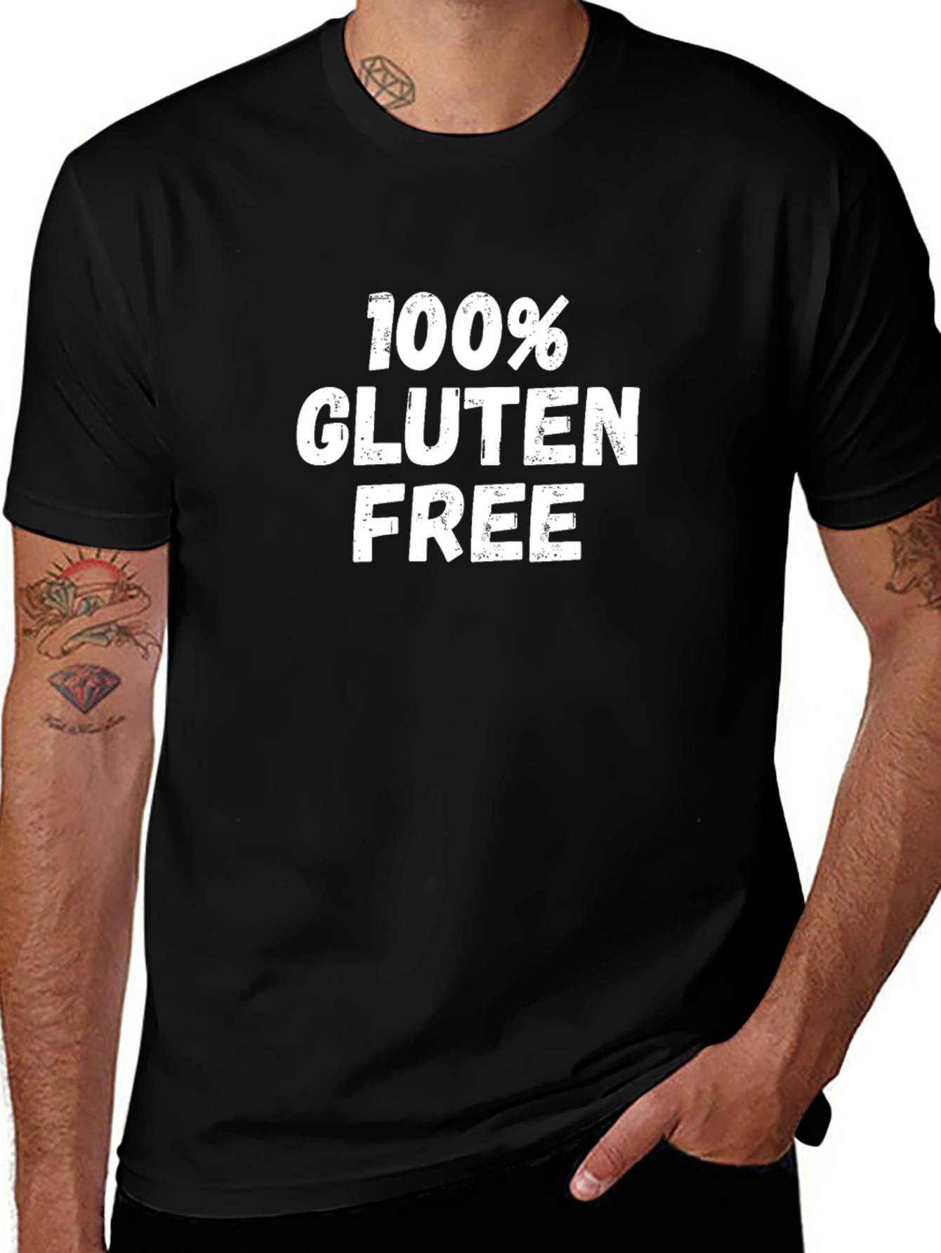 Camiseta 100% Libre de Gluten - Para Amantes de la Comida Saludable