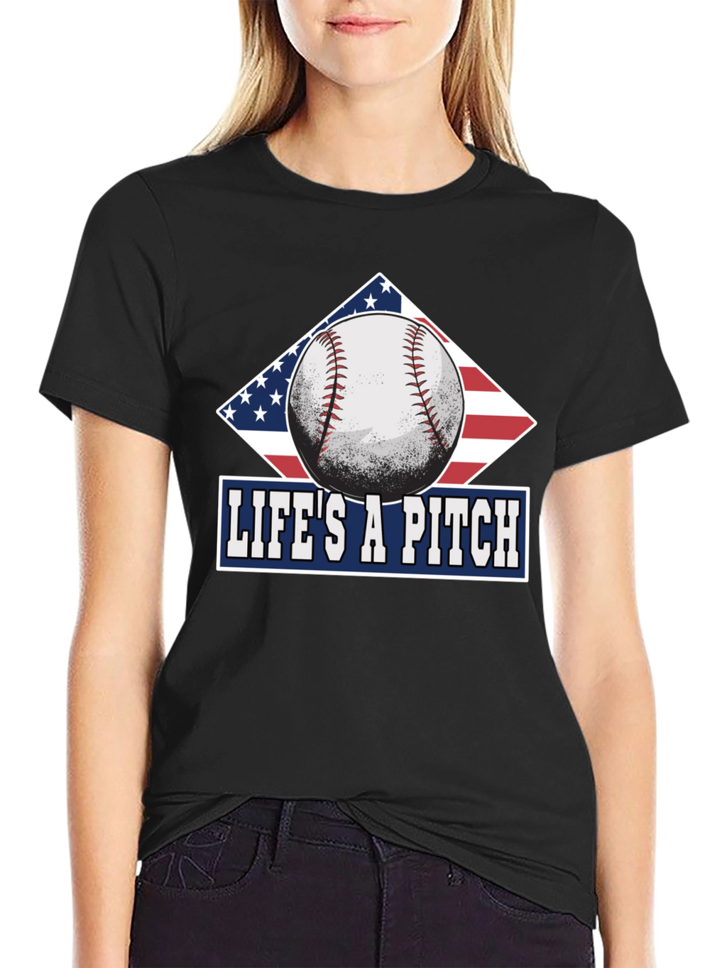Camiseta La Vida es un Lanzamiento Baseball