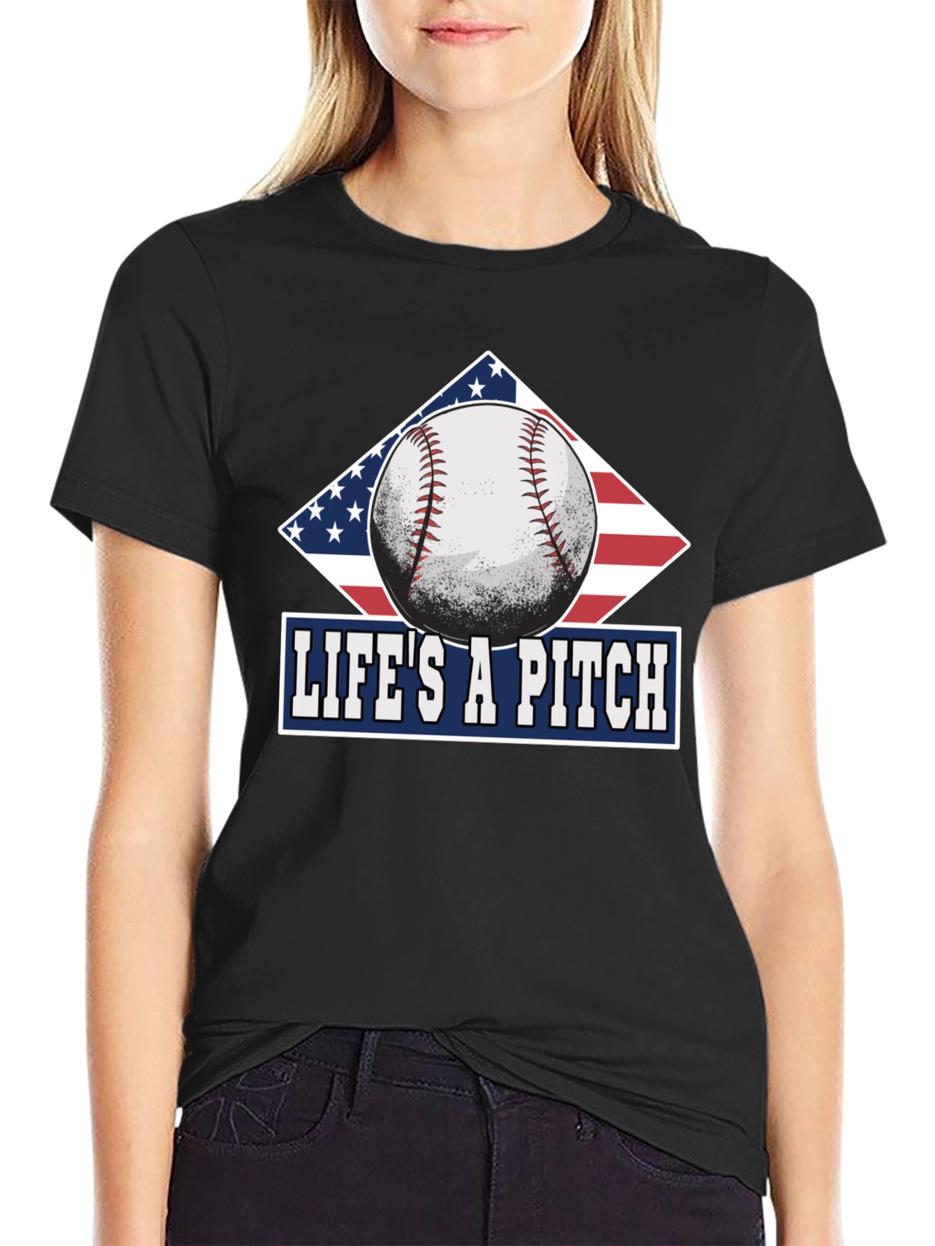 Camiseta La Vida es un Lanzamiento Baseball