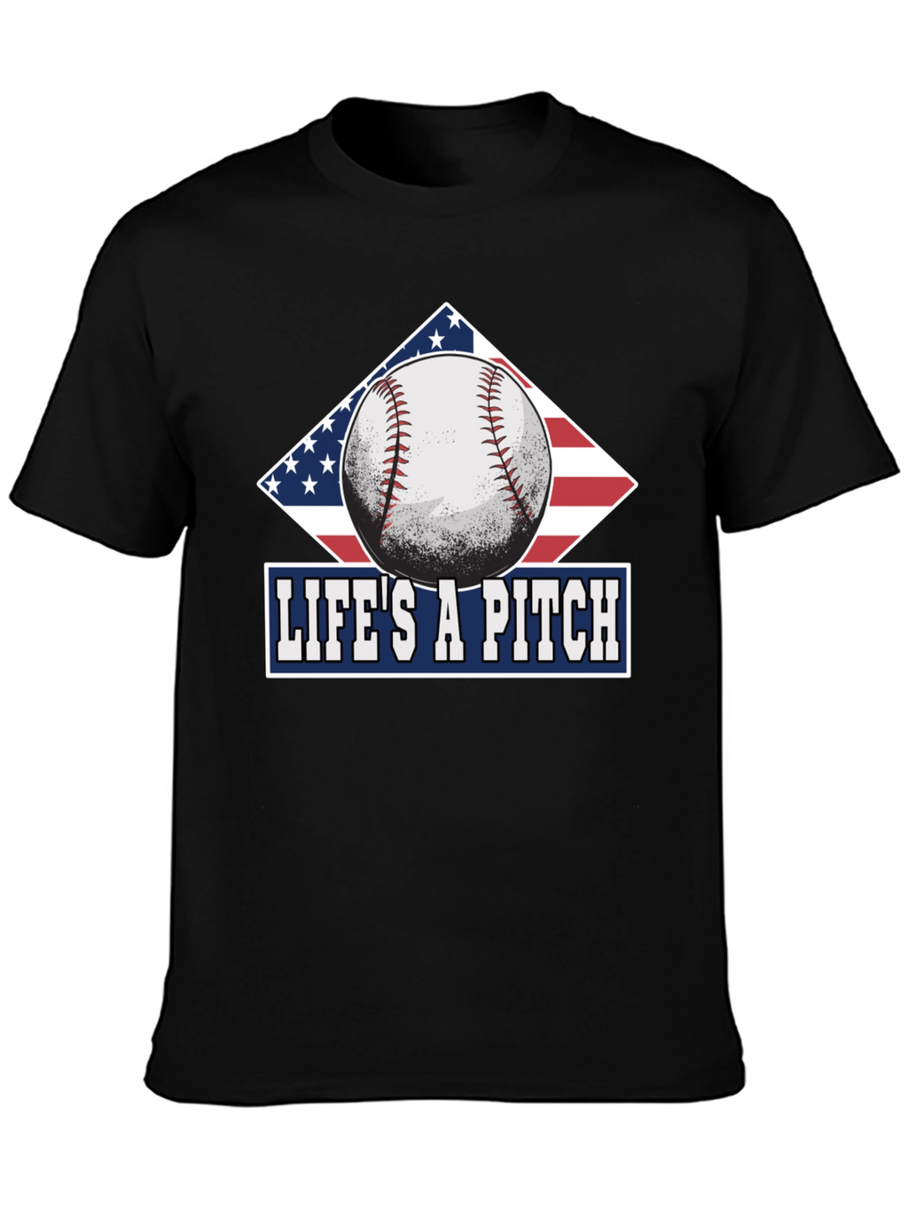 Camiseta La Vida es un Lanzamiento Baseball