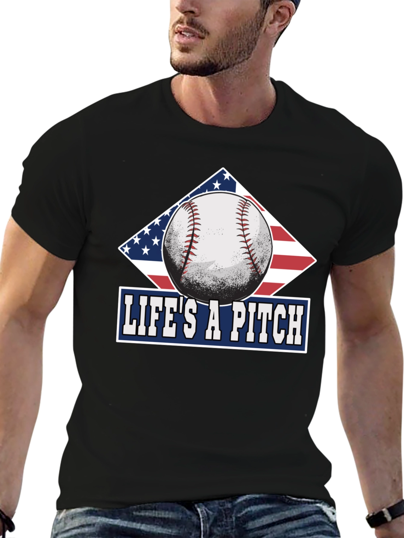 Camiseta La Vida es un Lanzamiento Baseball