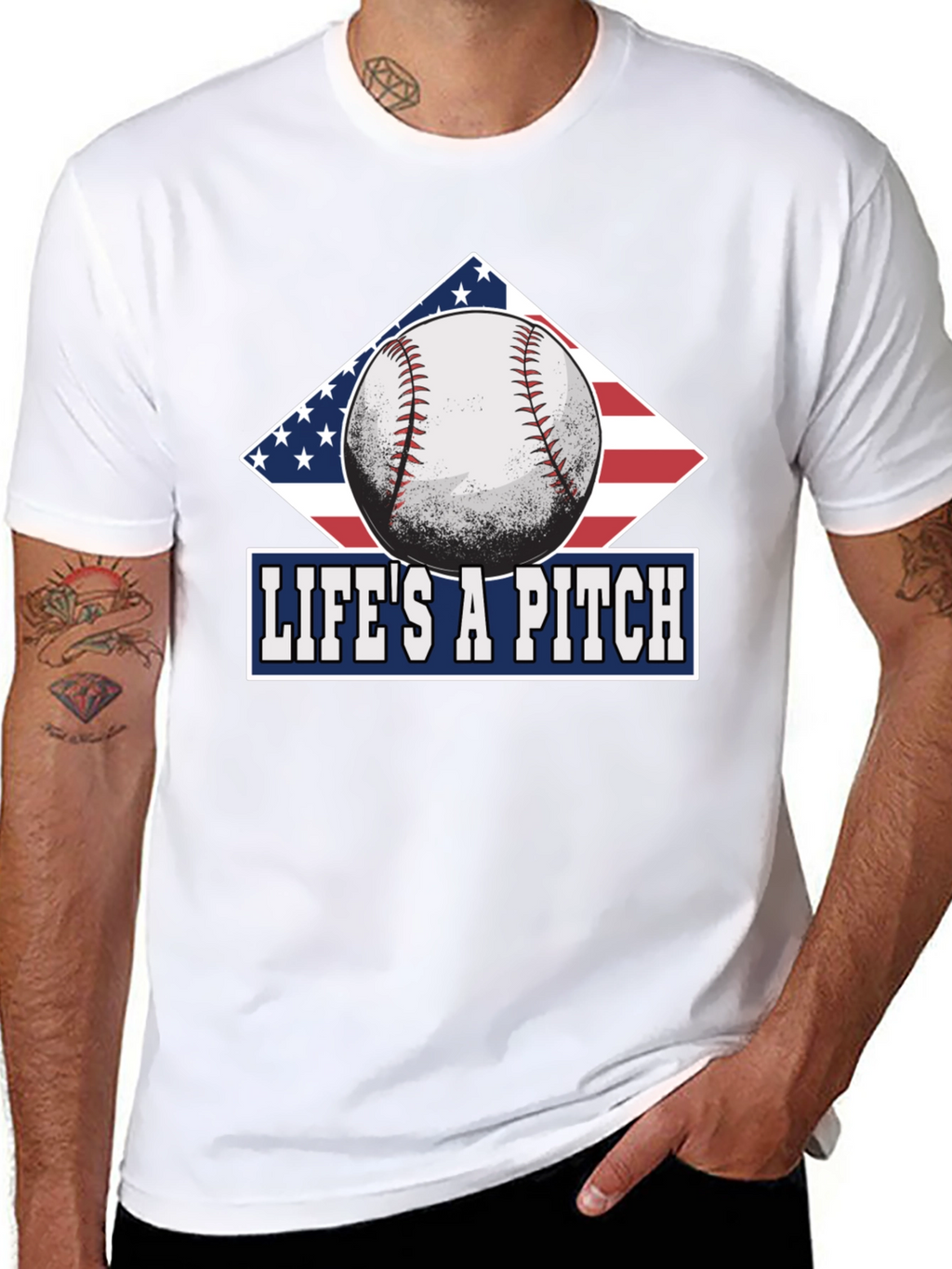 Camiseta La Vida es un Lanzamiento Baseball