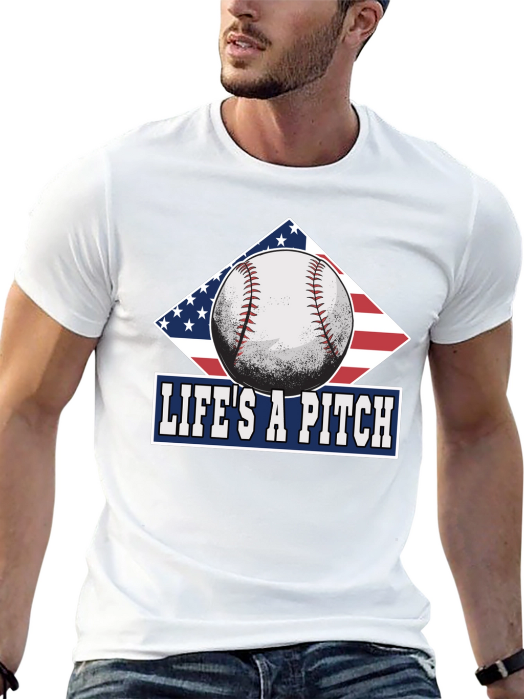 Camiseta La Vida es un Lanzamiento Baseball