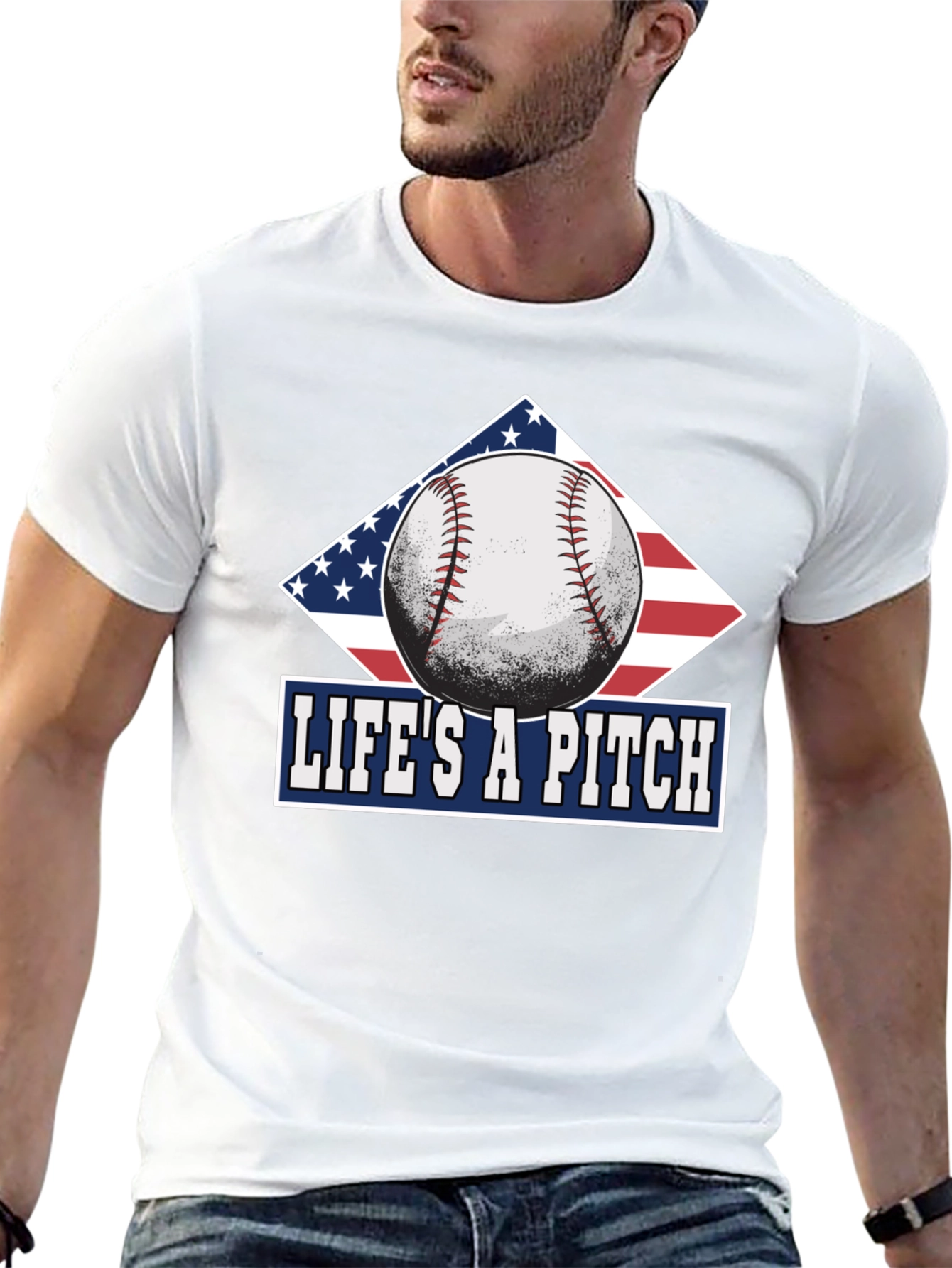 Camiseta La Vida es un Lanzamiento Baseball