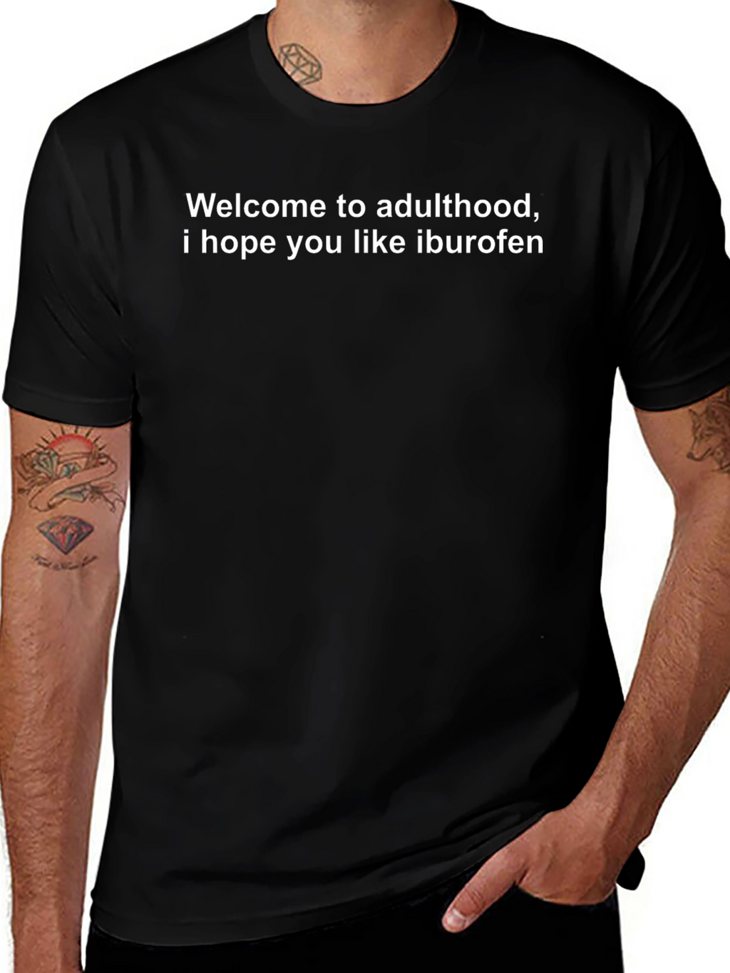 Camiseta Adulto: ¡Bienvenido Ibuprofeno!
