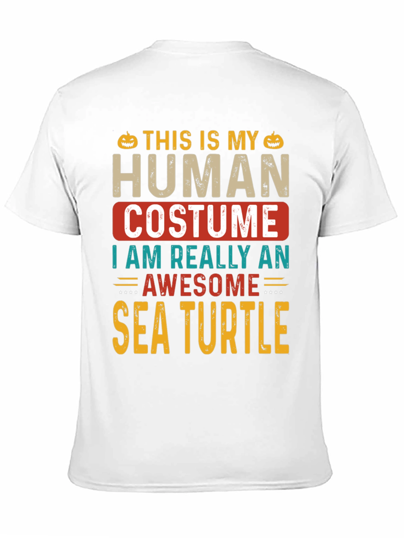 Camiseta Disfraz Humano Tortuga Marina Halloween