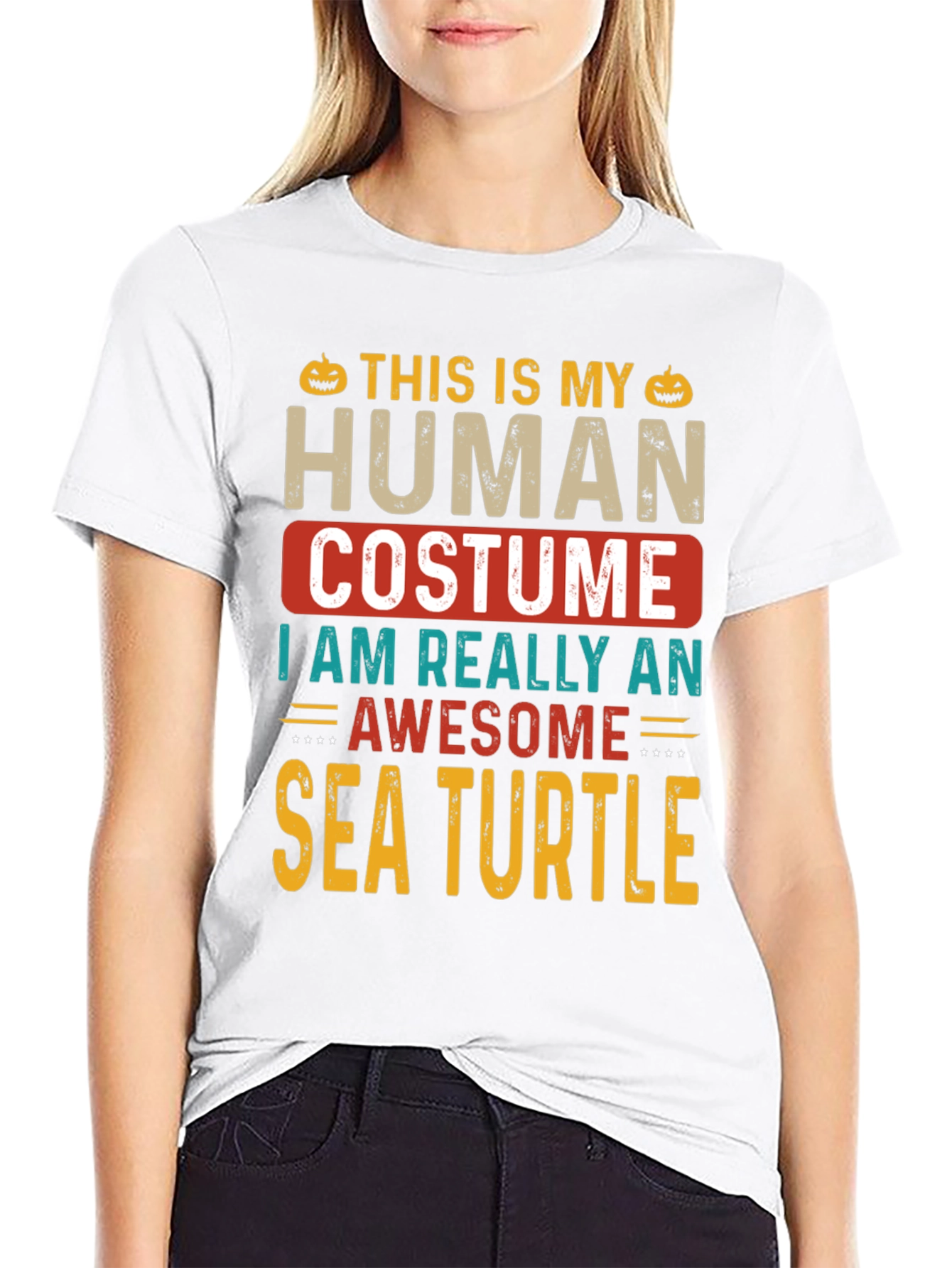 Camiseta Disfraz Humano Tortuga Marina Halloween