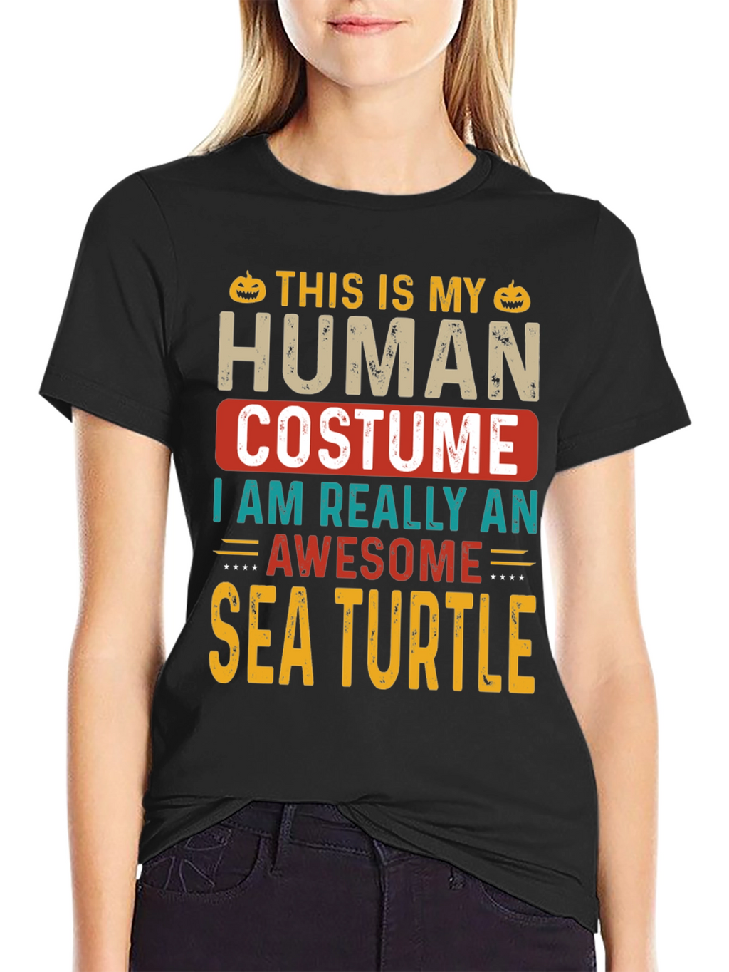 Camiseta Disfraz Humano Tortuga Marina Halloween