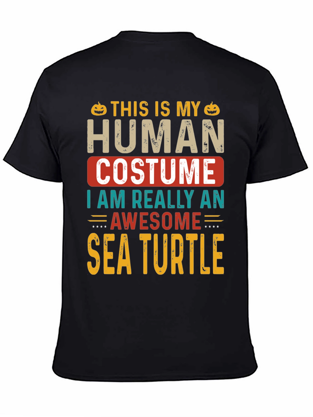 Camiseta Disfraz Humano Tortuga Marina Halloween