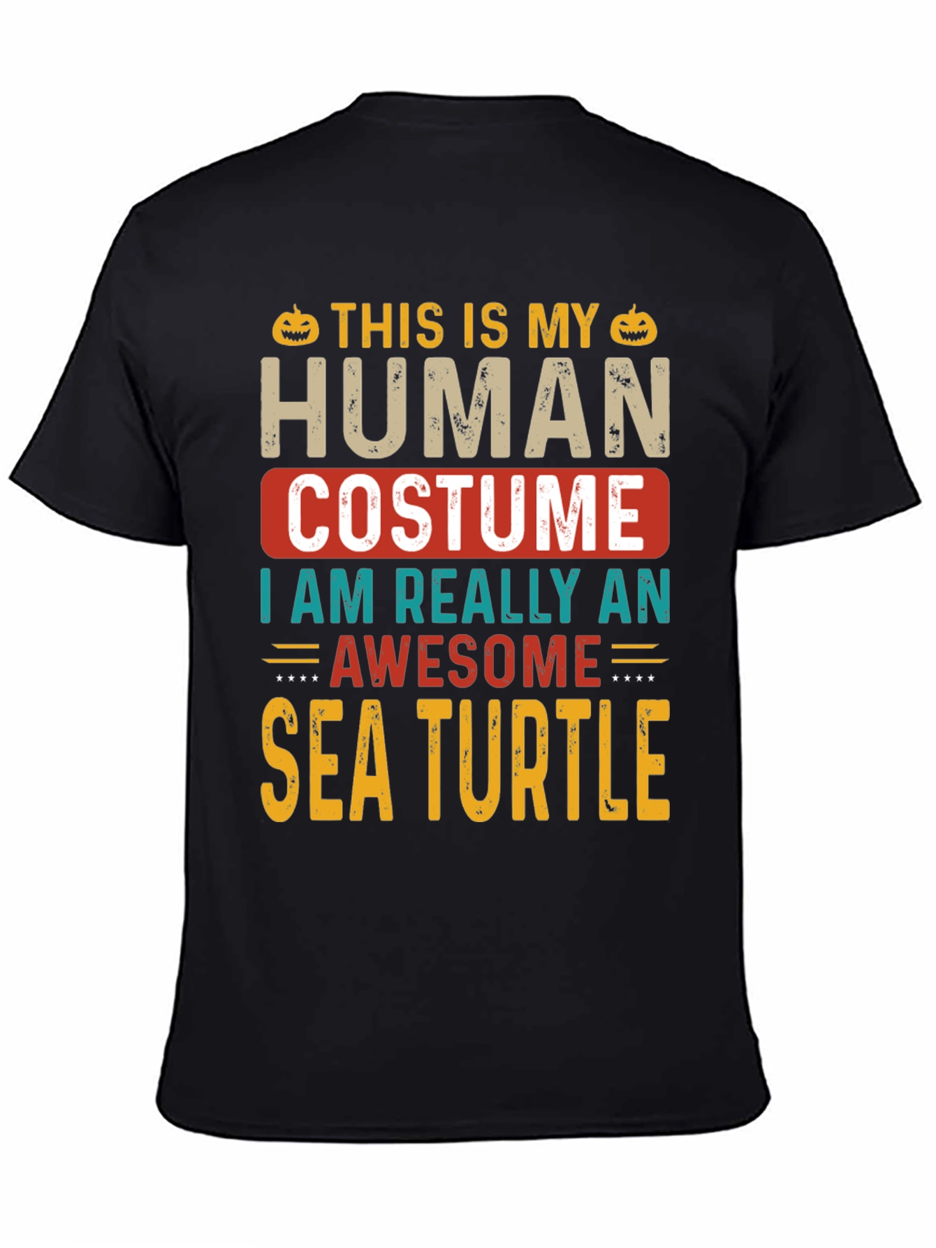 Camiseta Disfraz Humano Tortuga Marina Halloween
