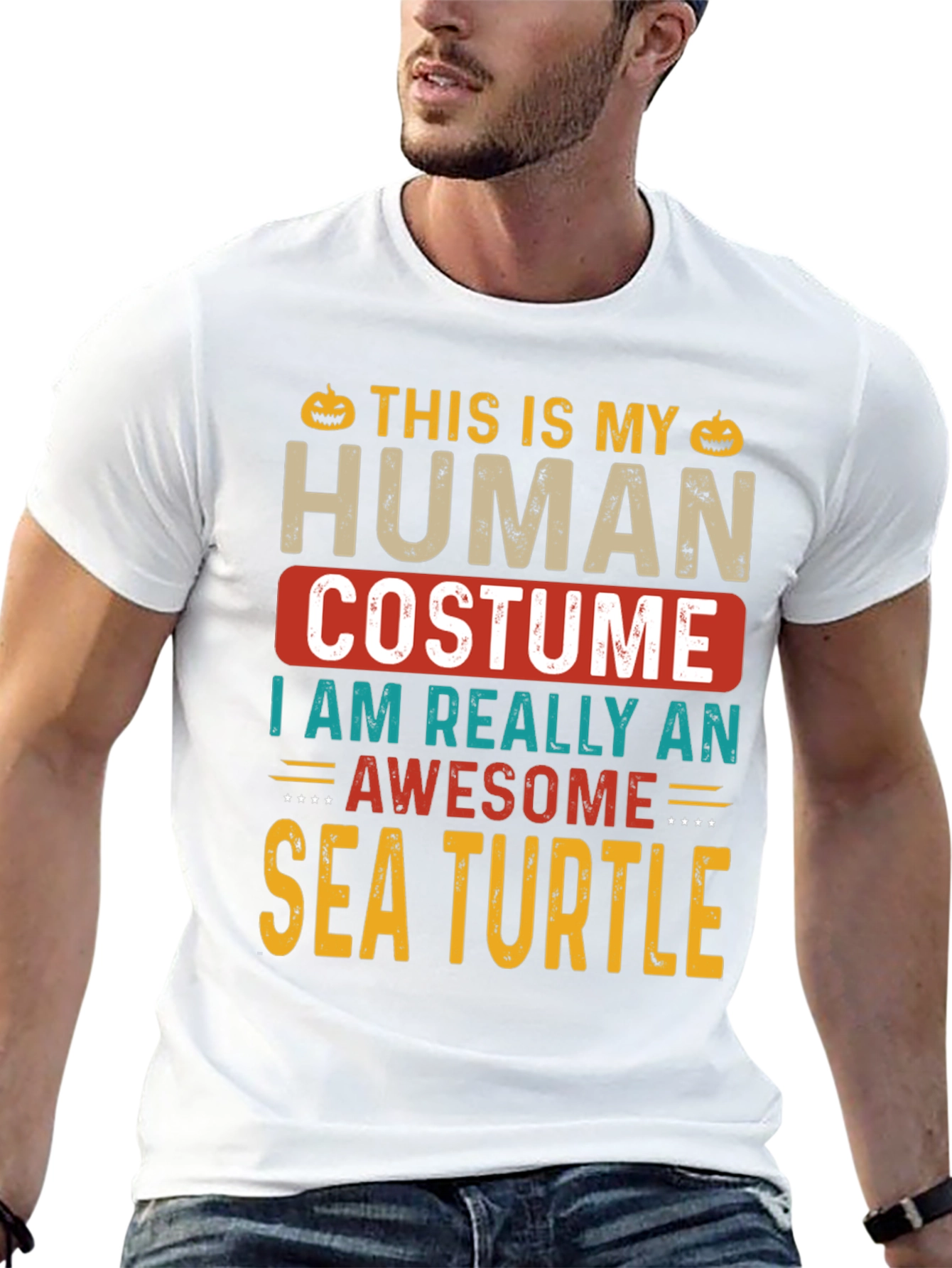 Camiseta Disfraz Humano Tortuga Marina Halloween
