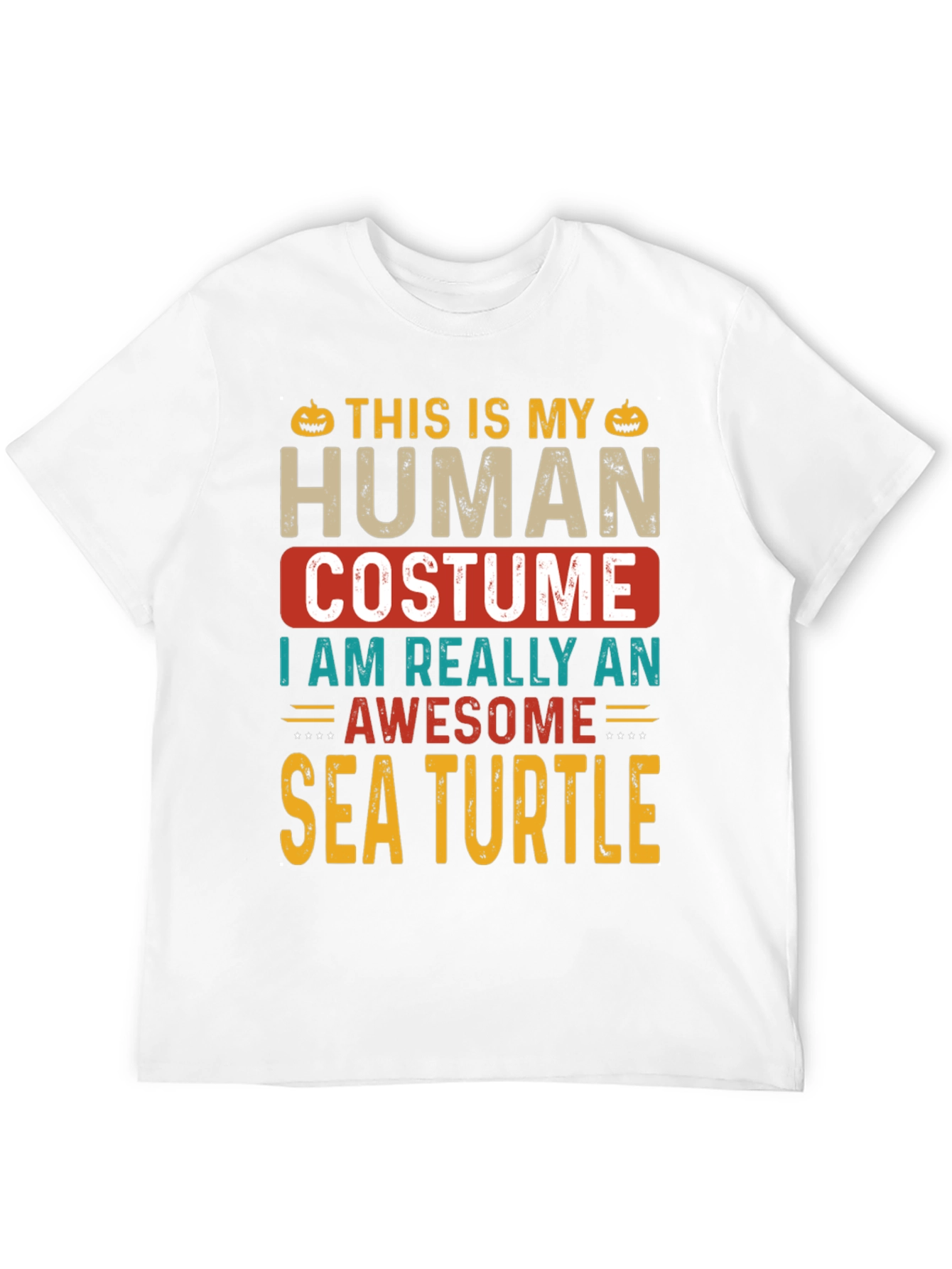 Camiseta Disfraz Humano Tortuga Marina Halloween