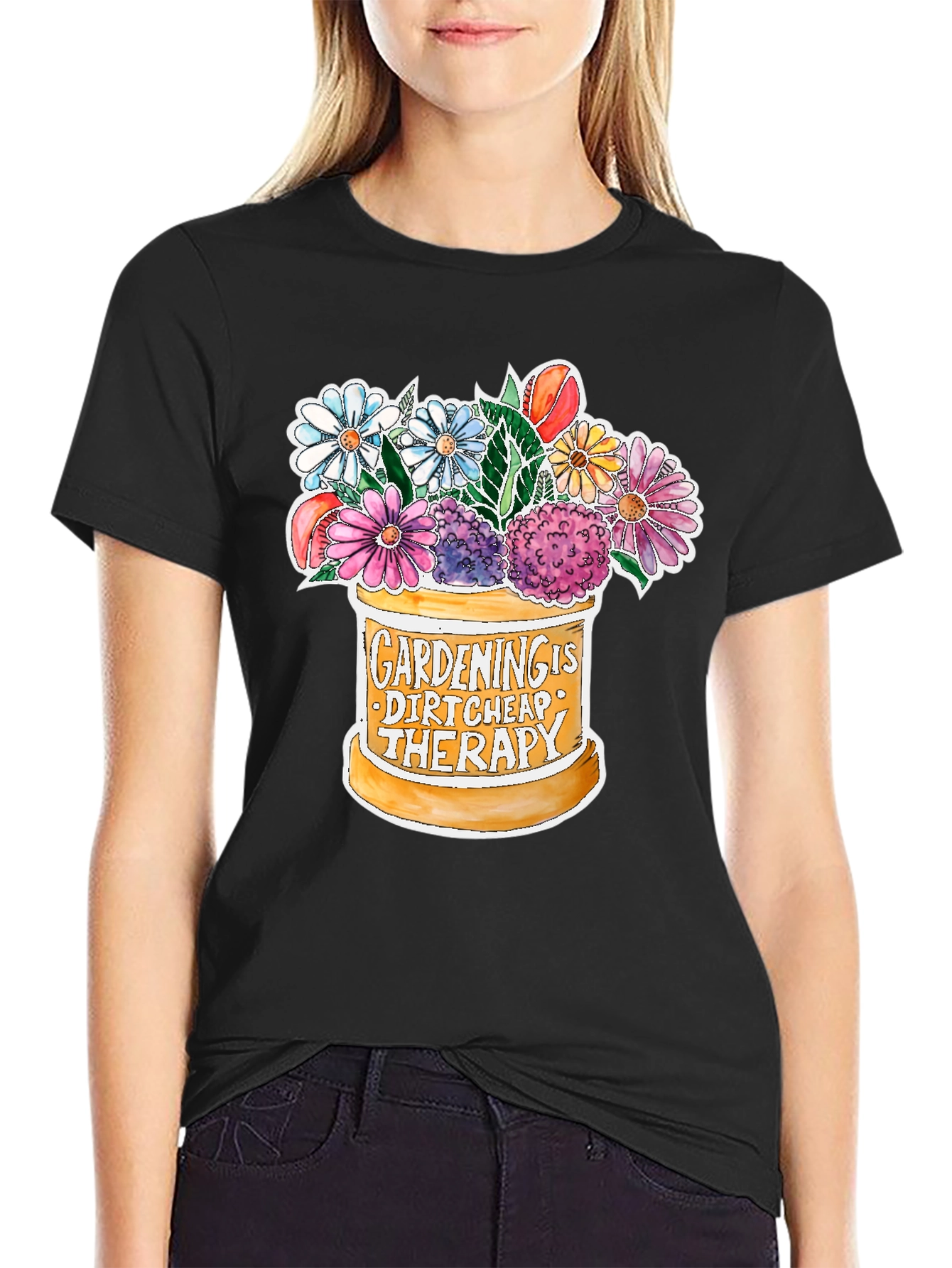 Camiseta Jardinería Terapia