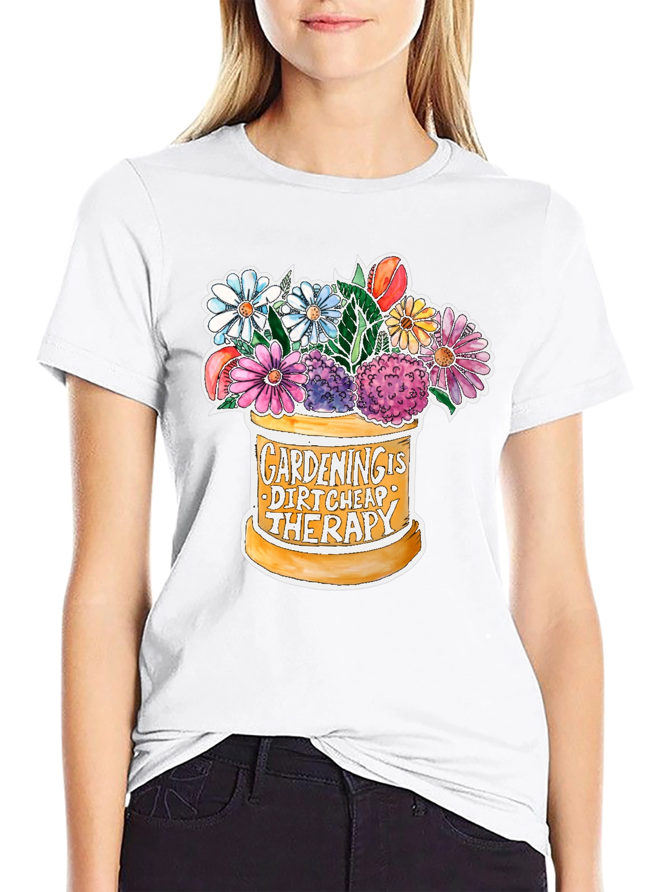 Camiseta Jardinería Terapia